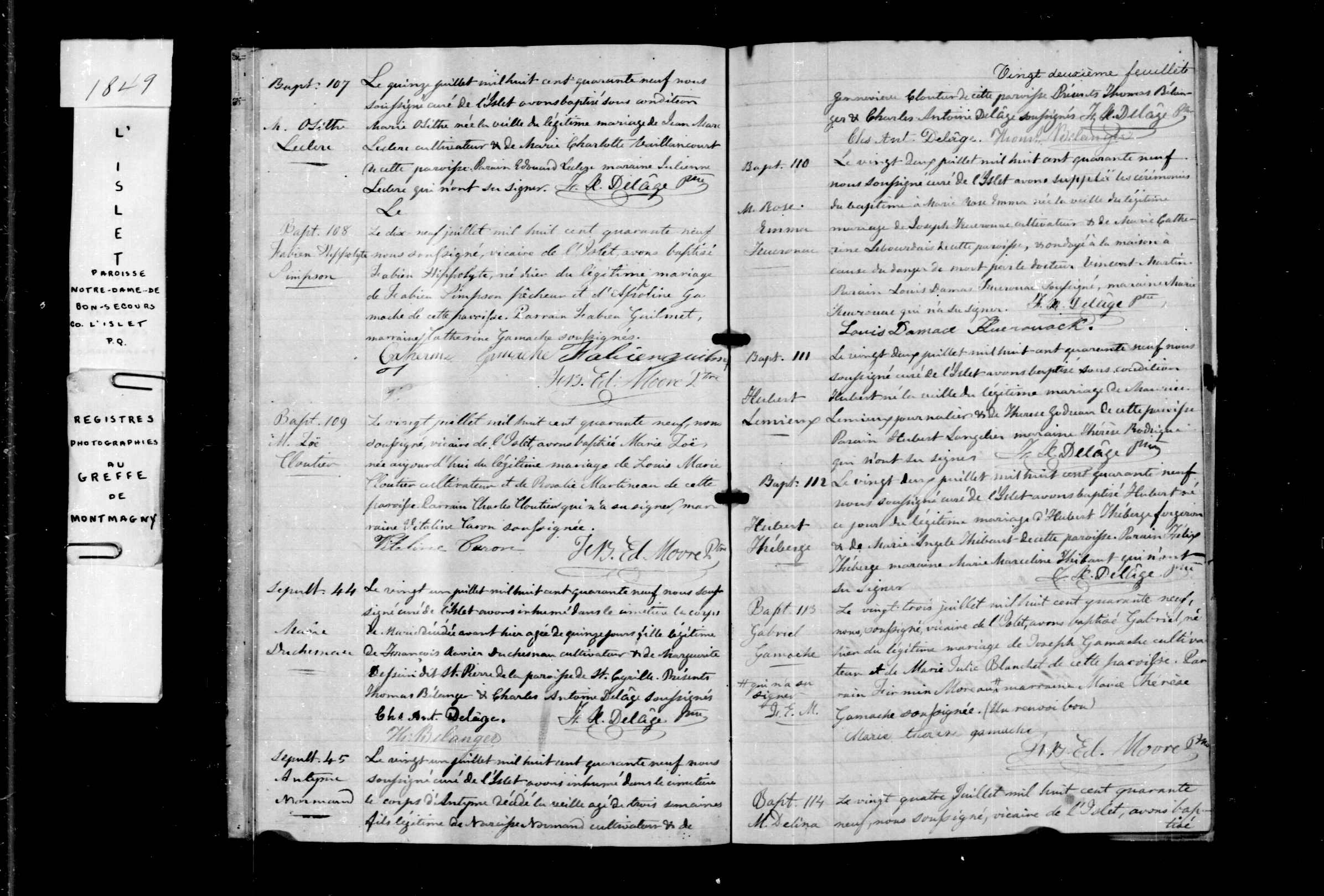 Acte de baptême