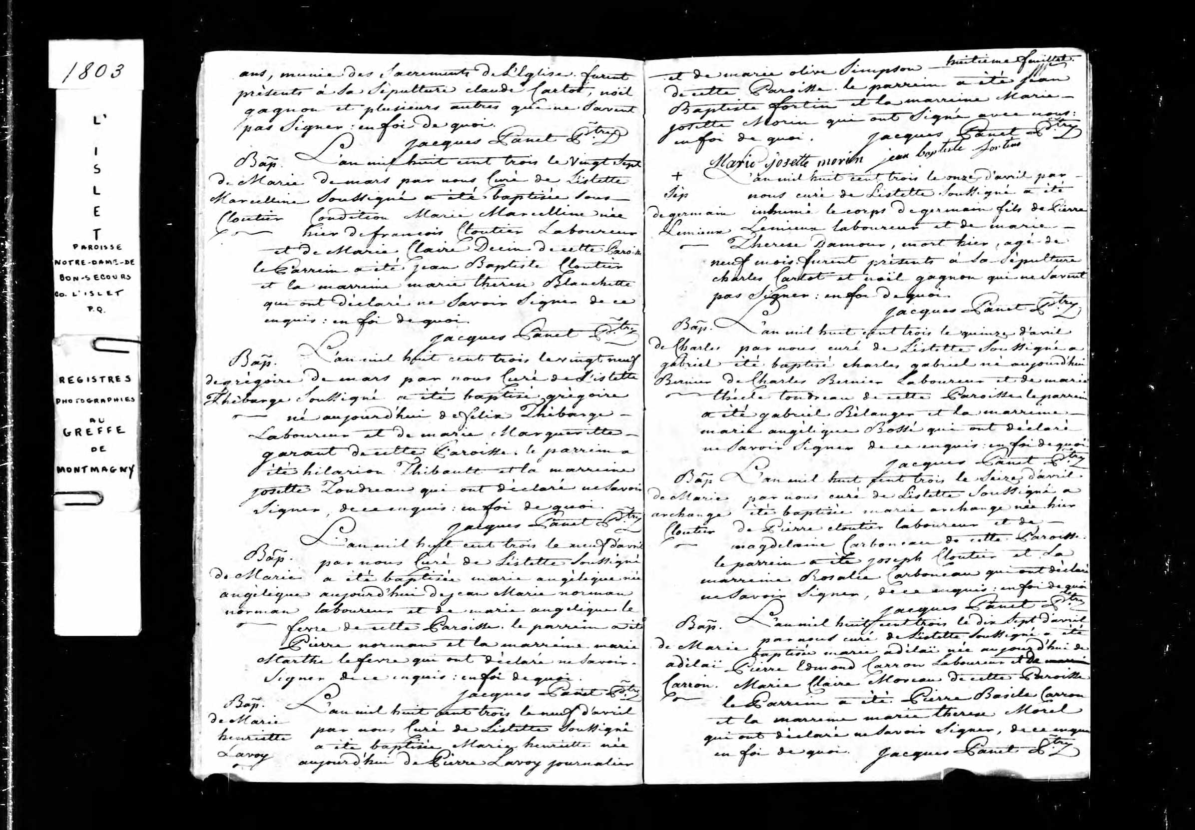 Acte de baptême