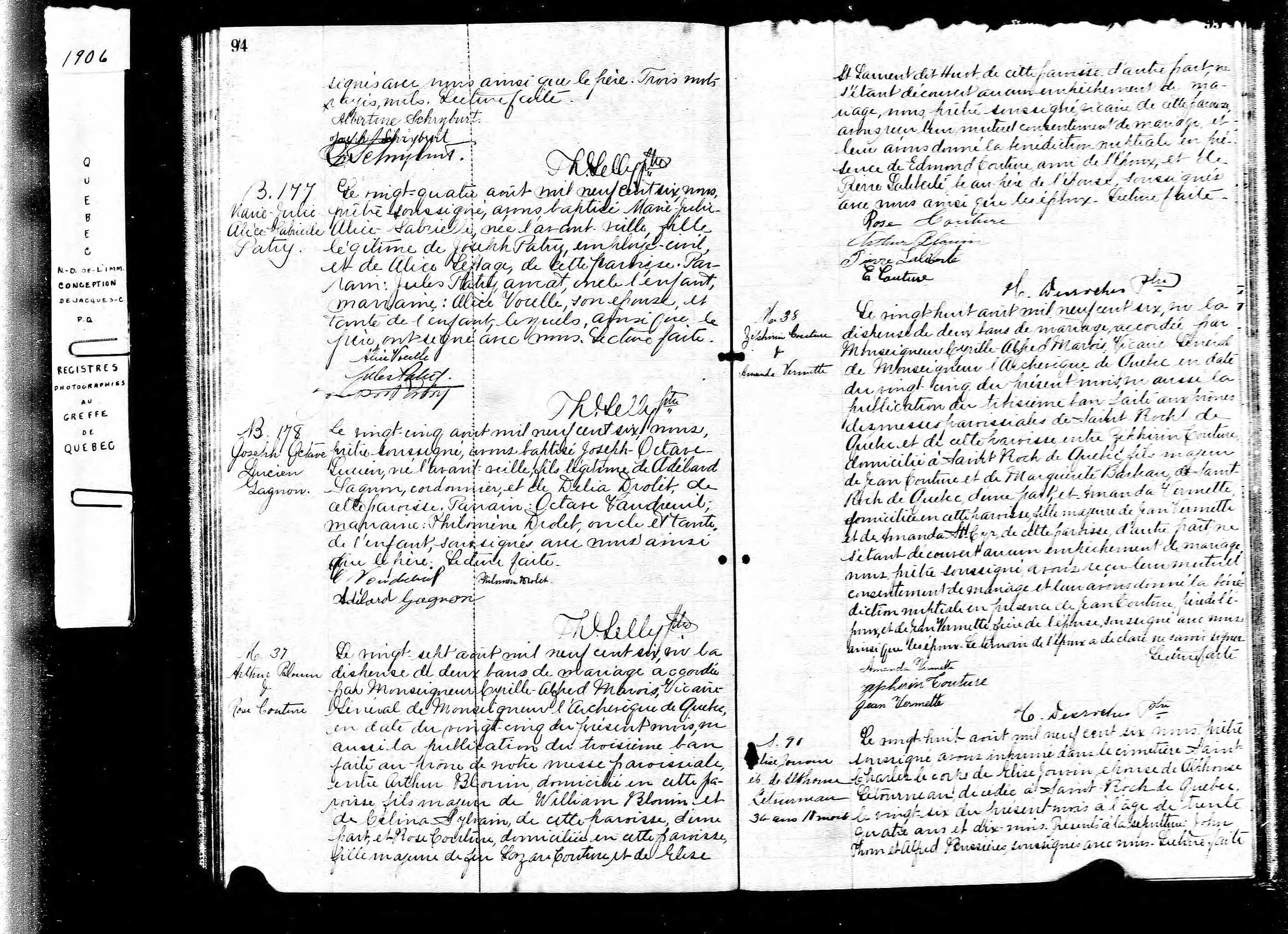 Acte de baptême