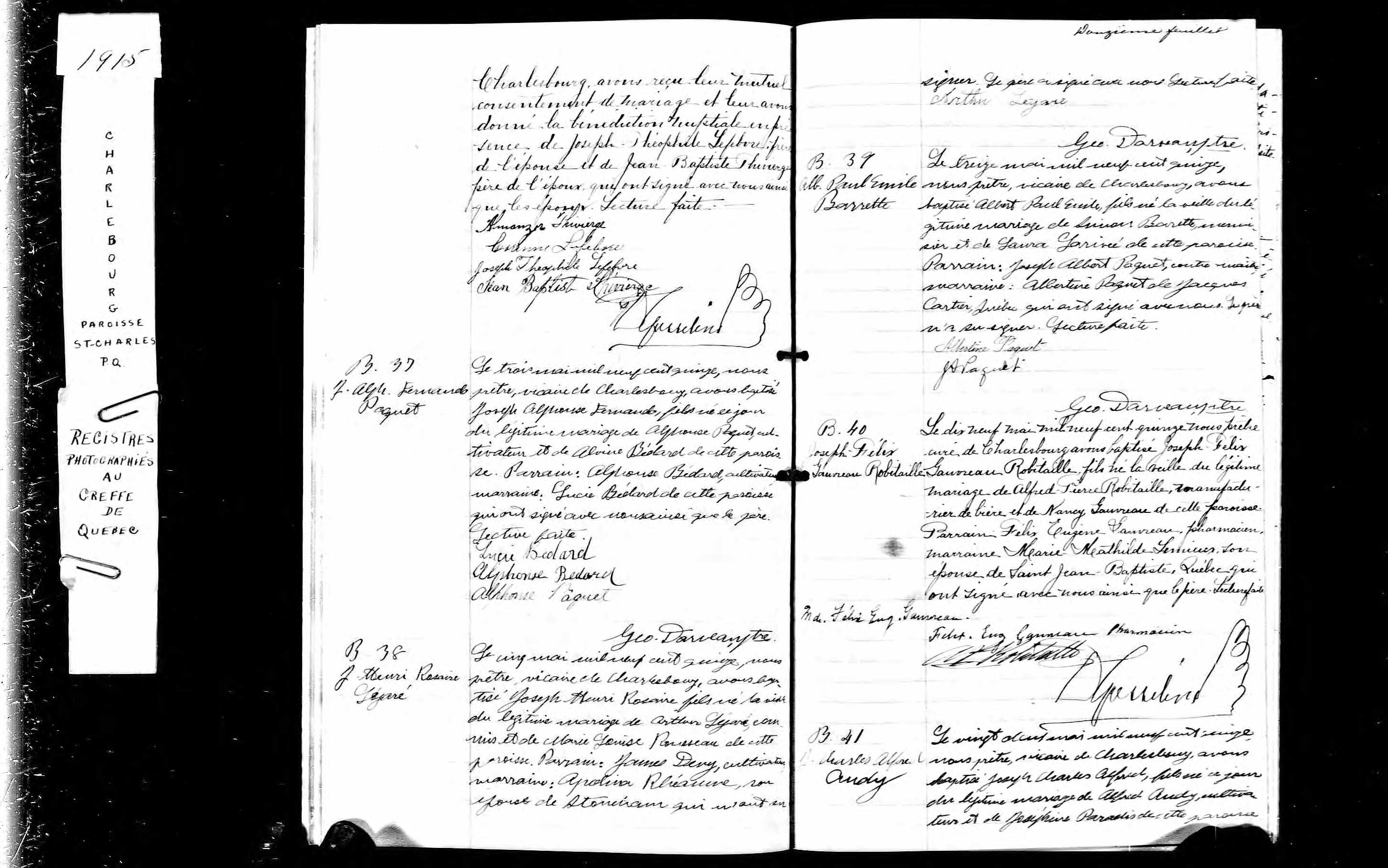 Acte de baptême