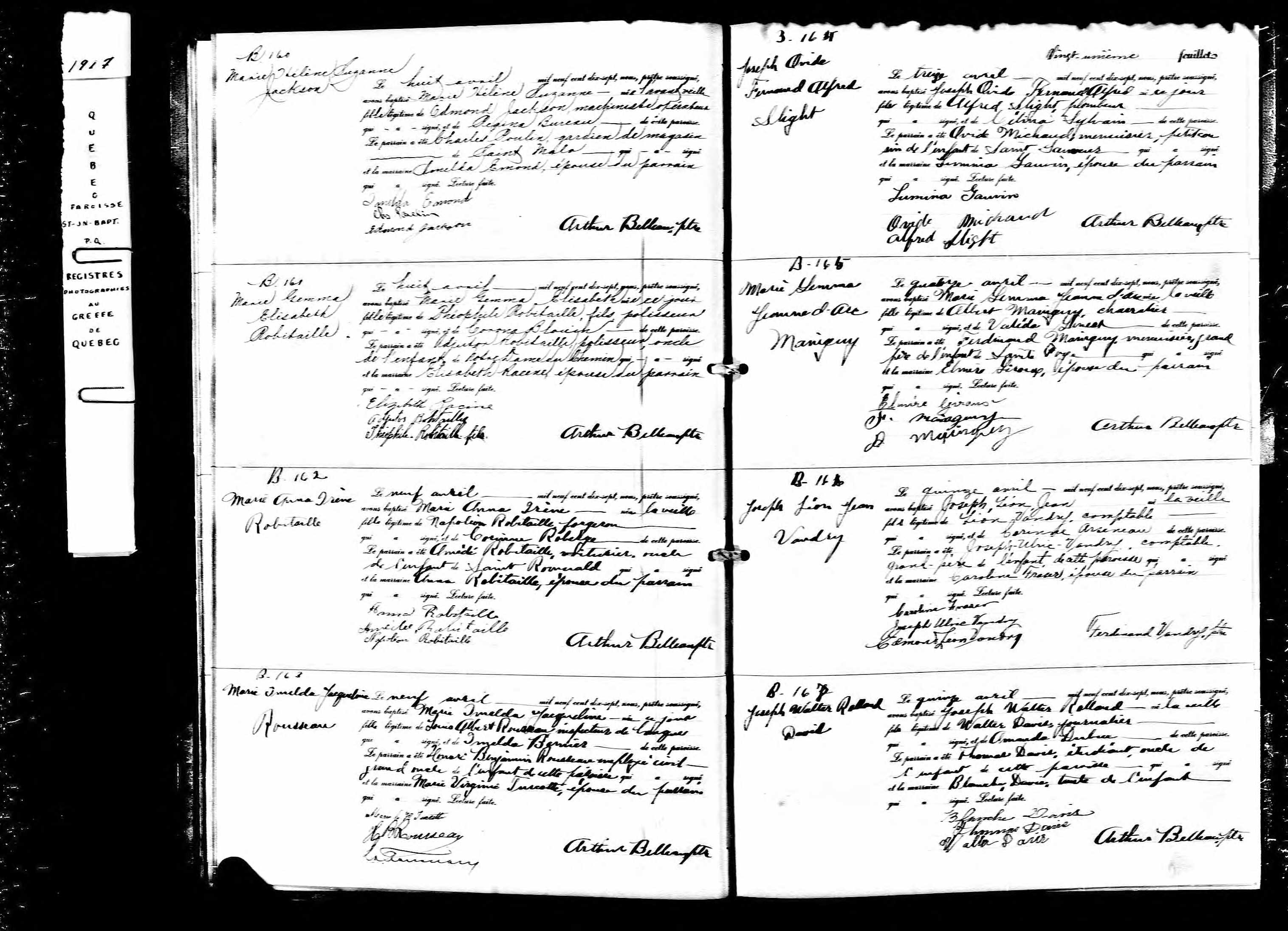 Acte de baptême Acte de baptême