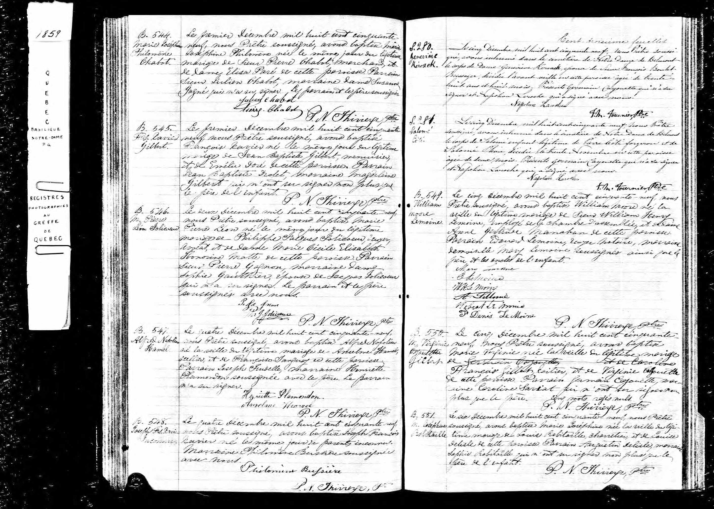 Acte de sépulture