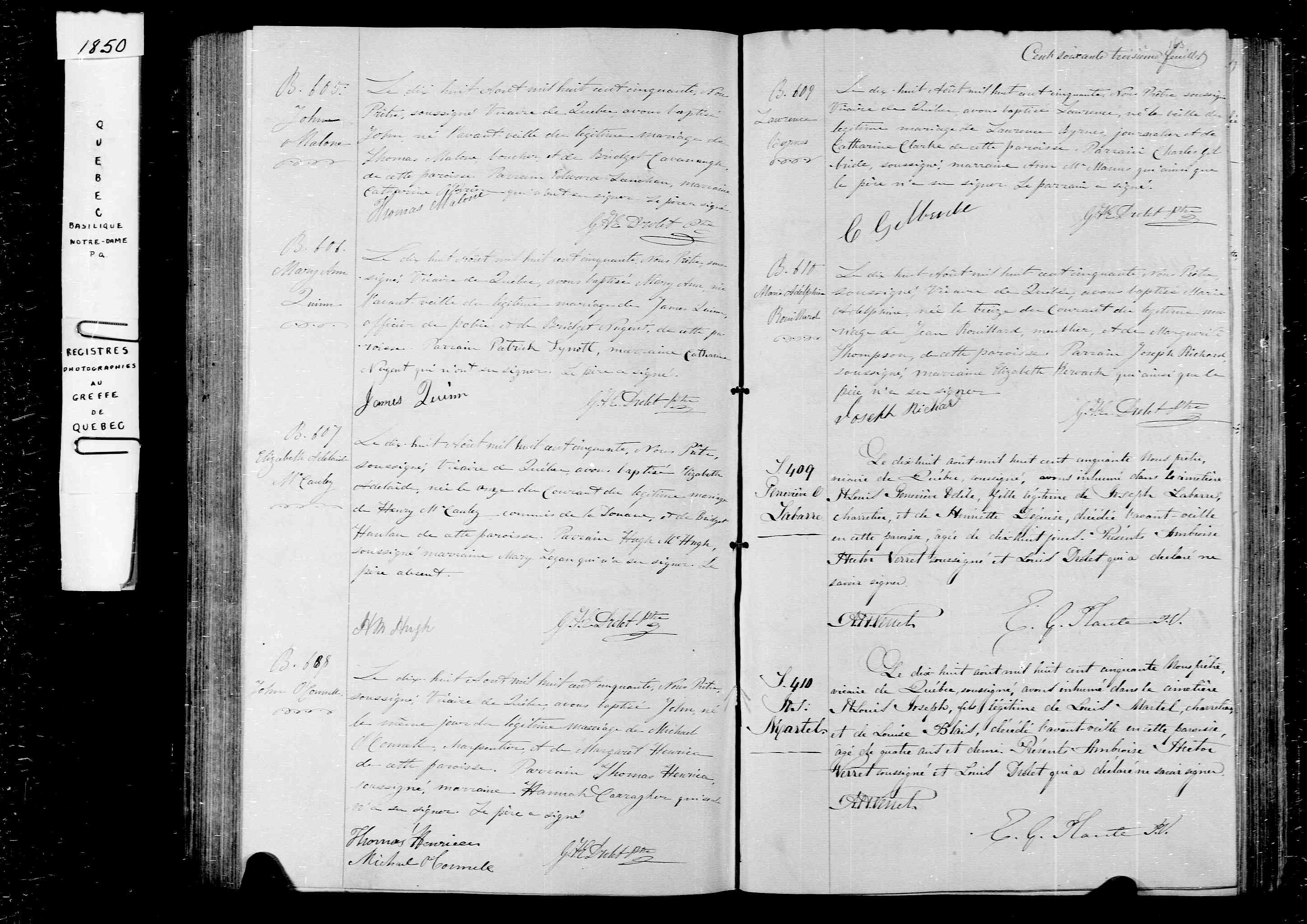 Acte de sépulture
