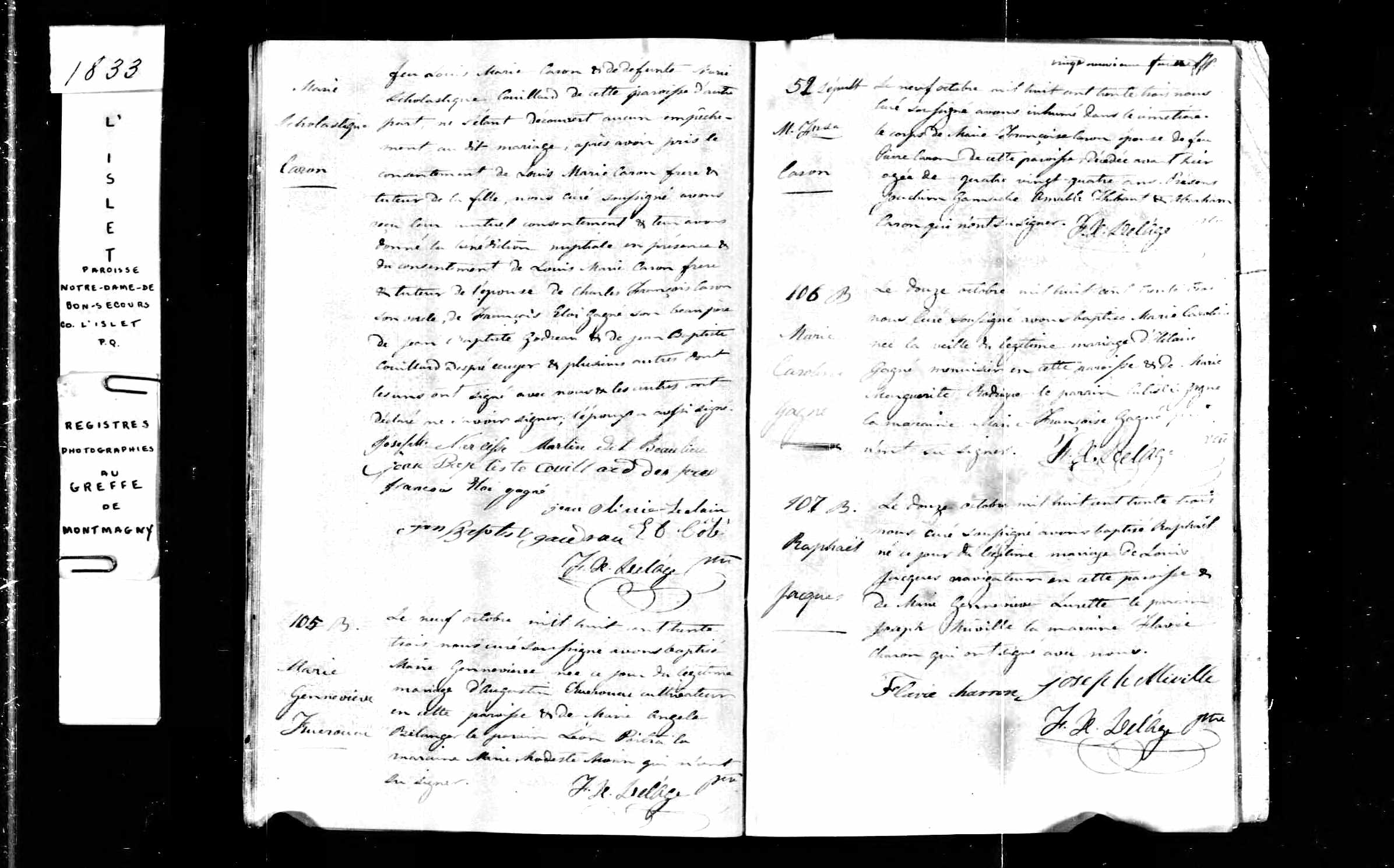 Acte de baptême Acte de baptême