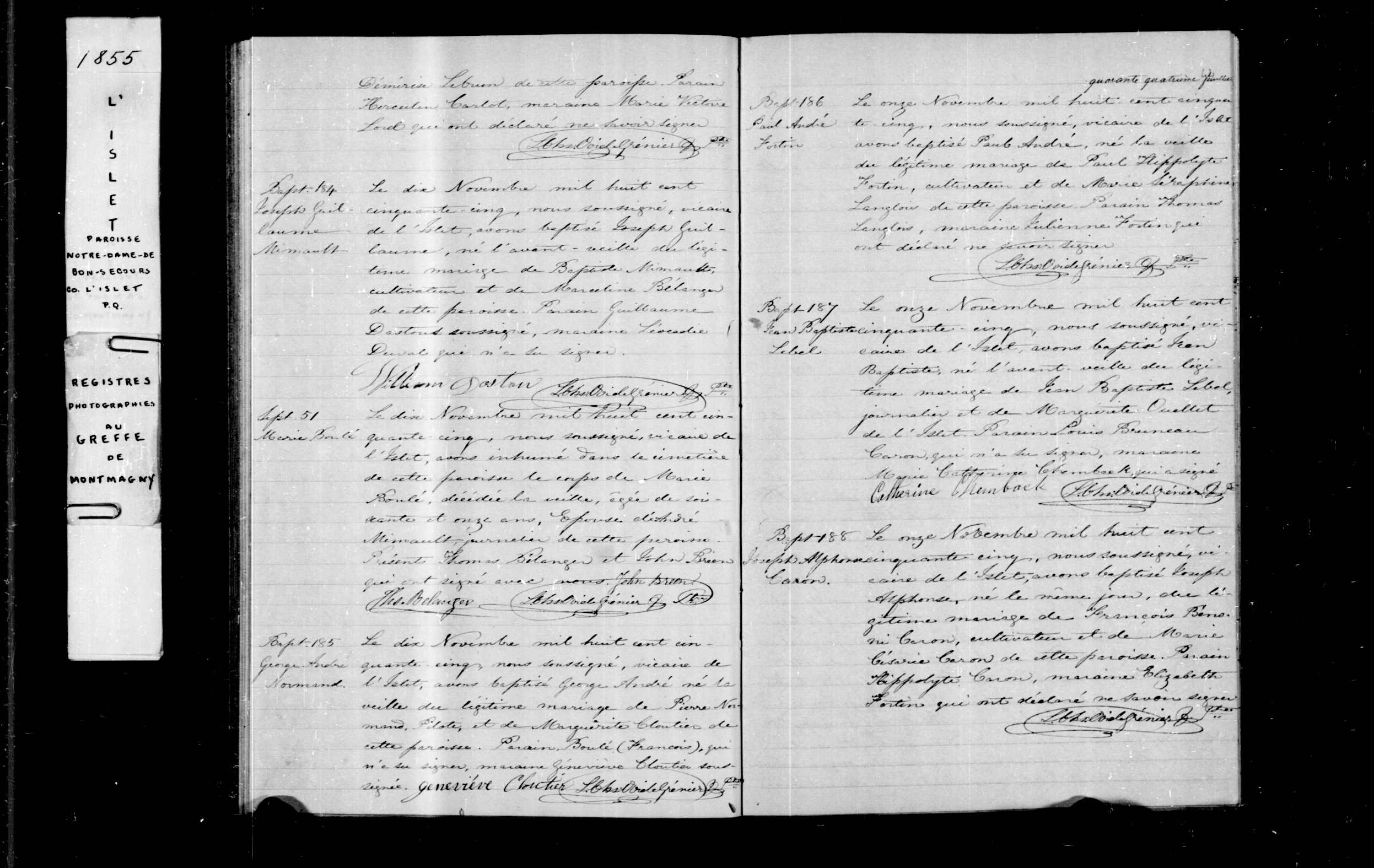 Acte de baptême