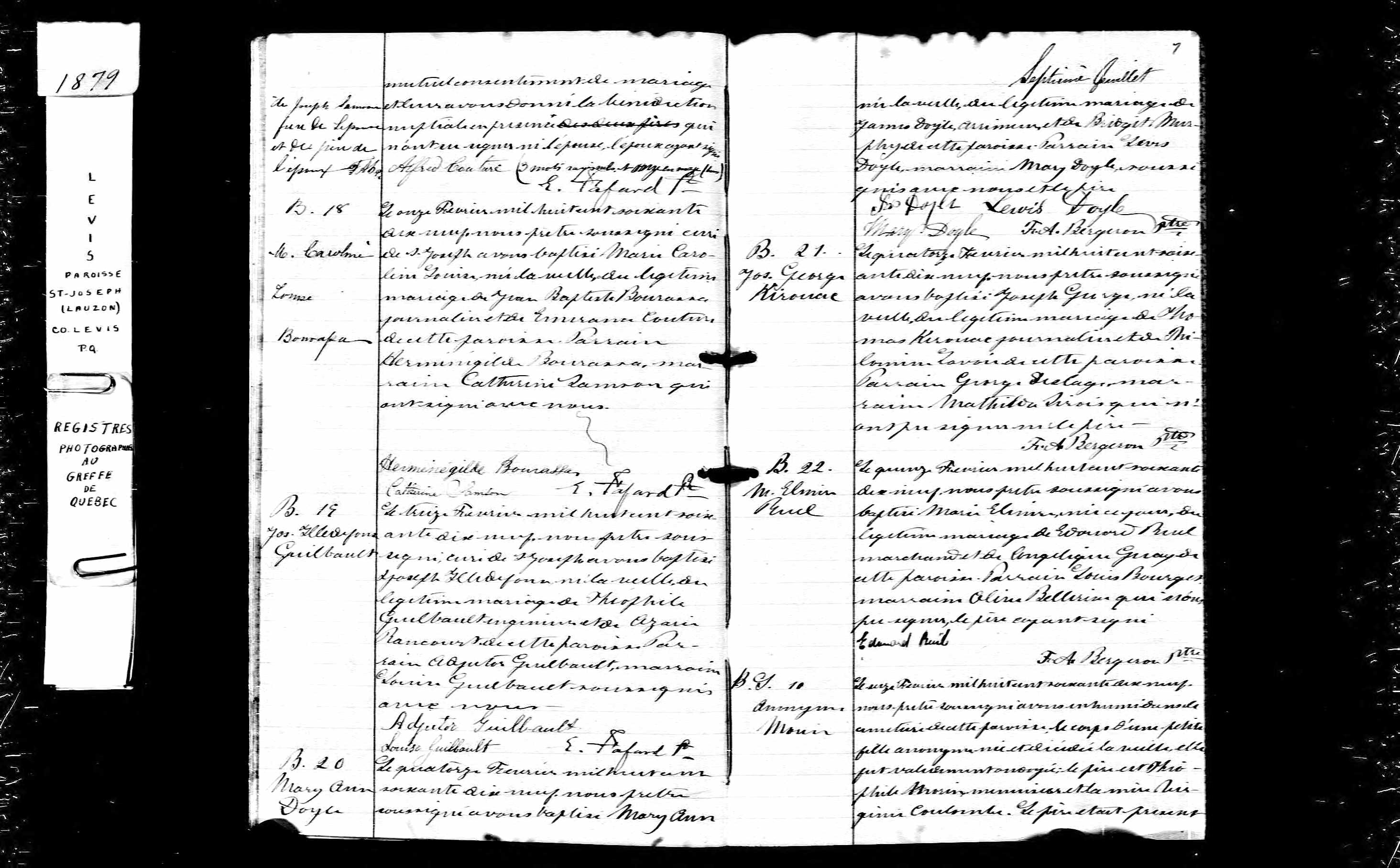 Acte de baptême
