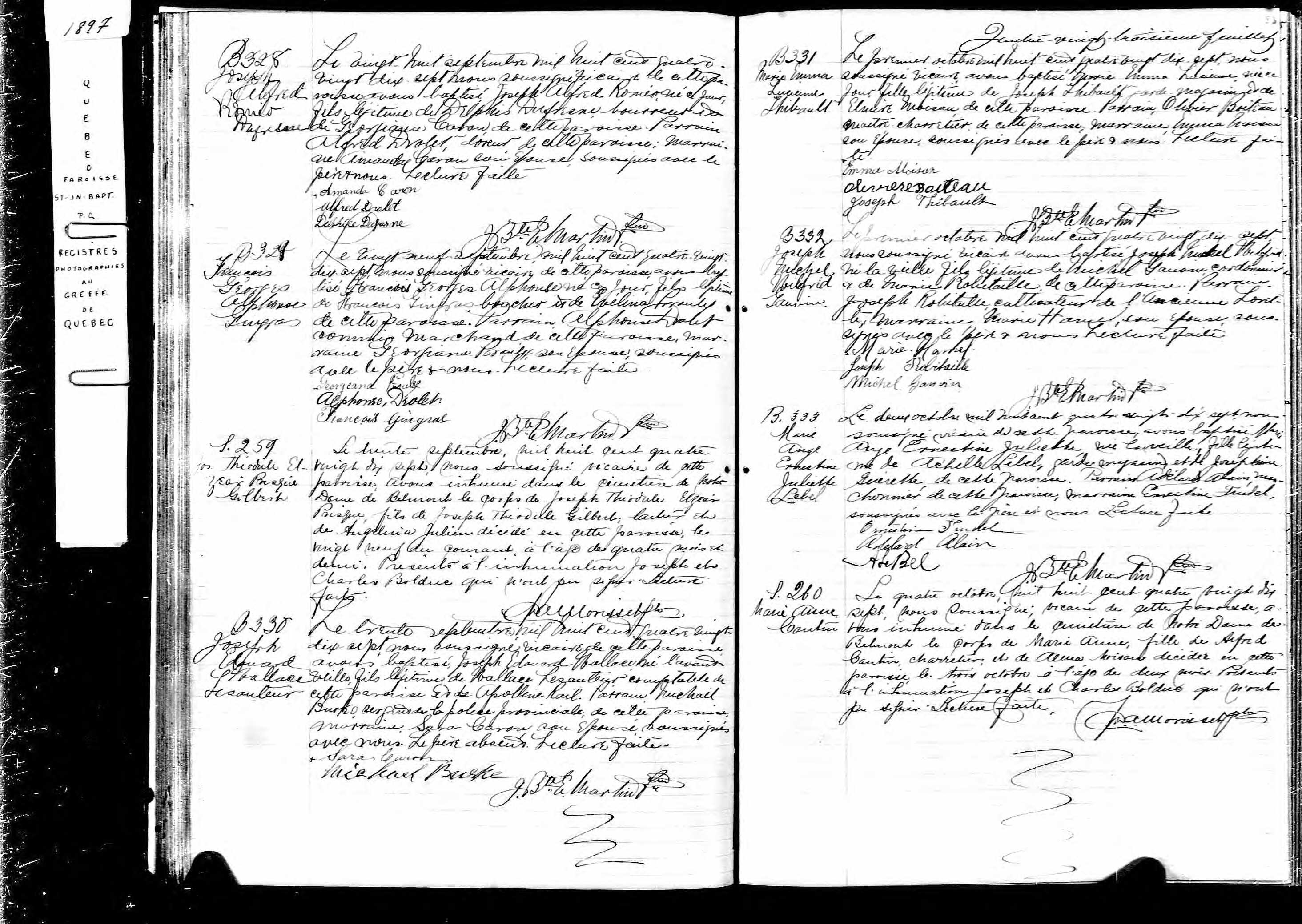 Acte de baptême
