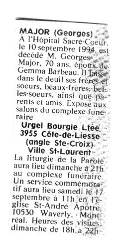 Nécrologie Nécrologie