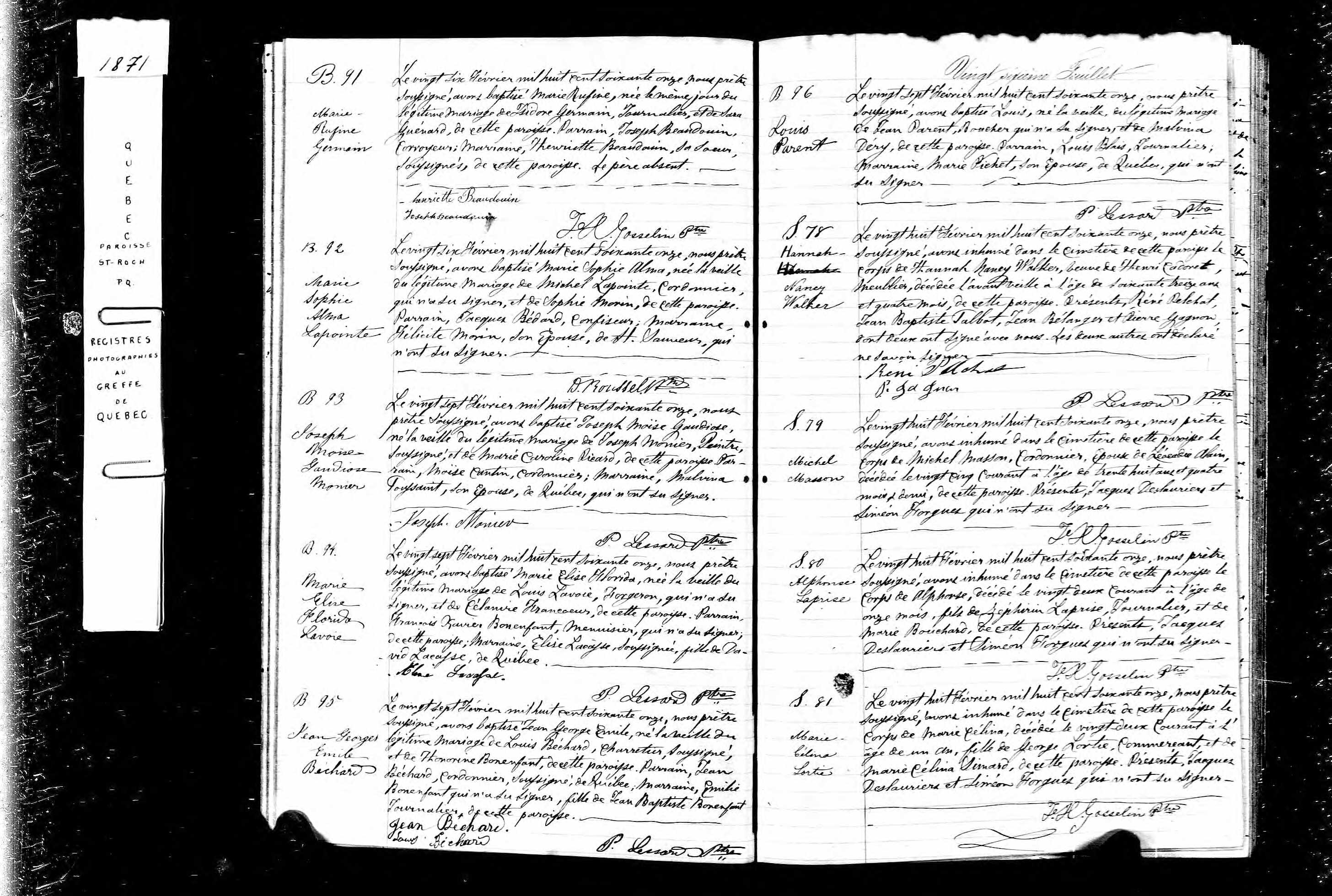 Acte de baptême Acte de baptême