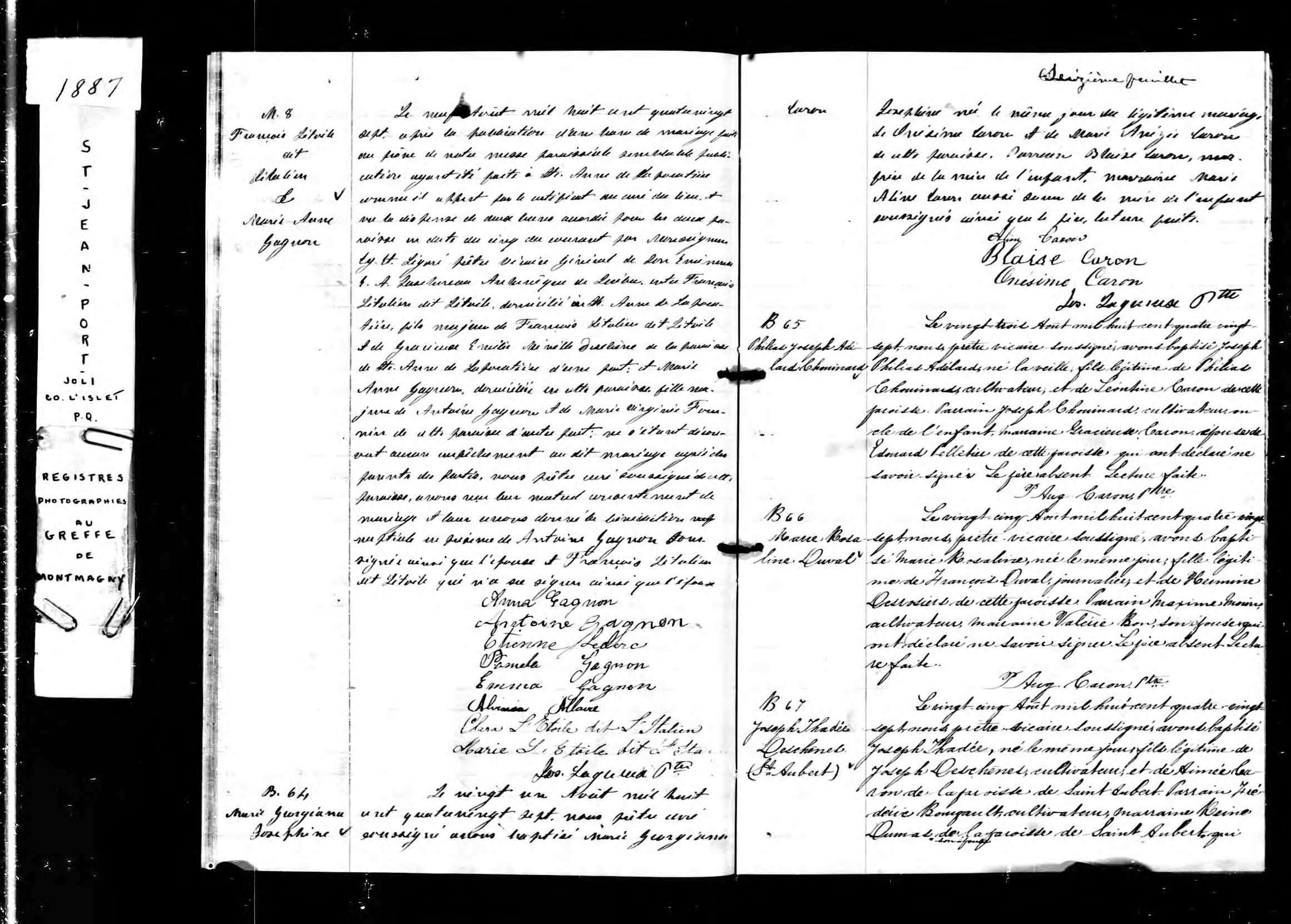 Acte de baptême