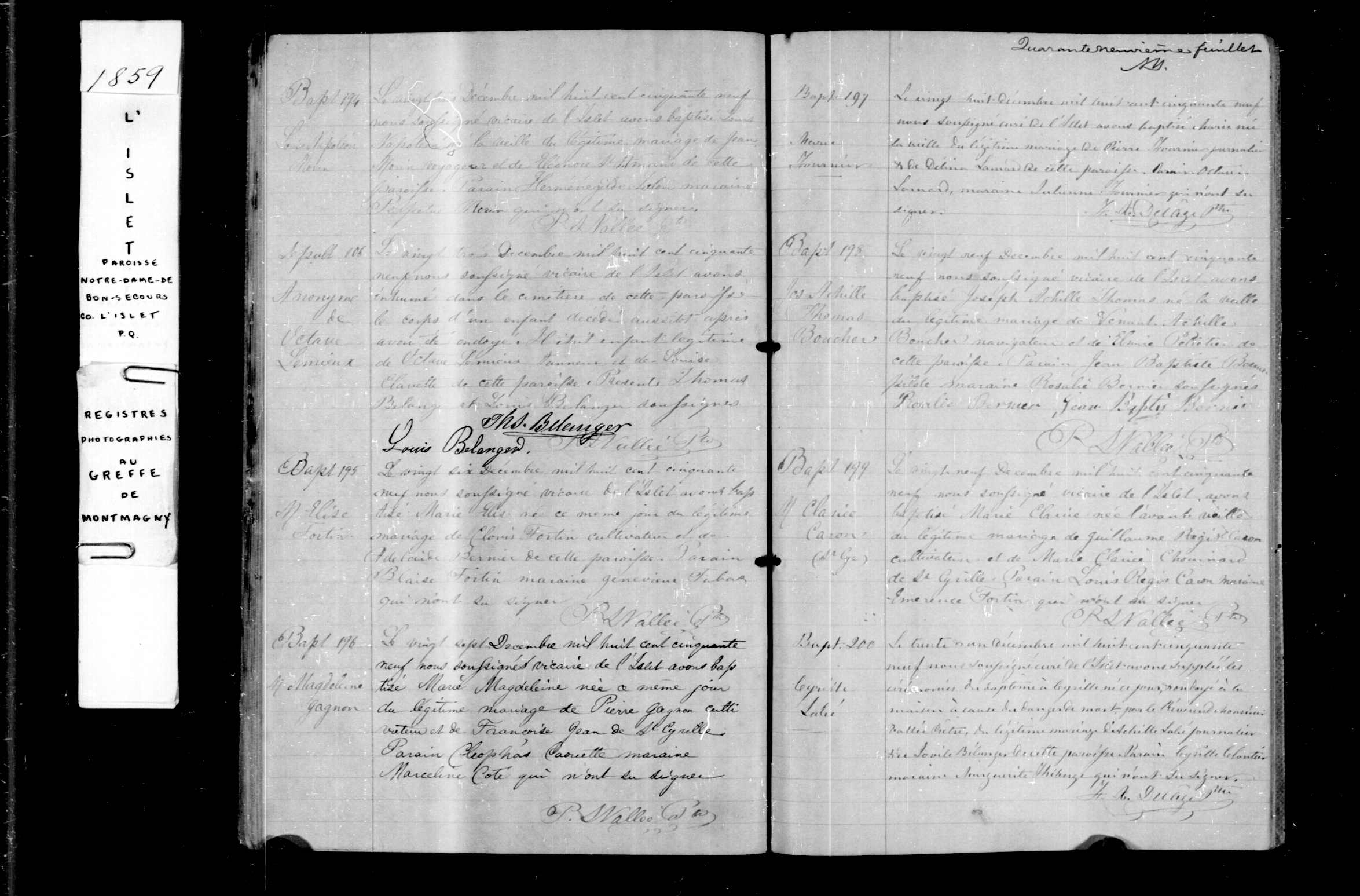 Acte de baptême