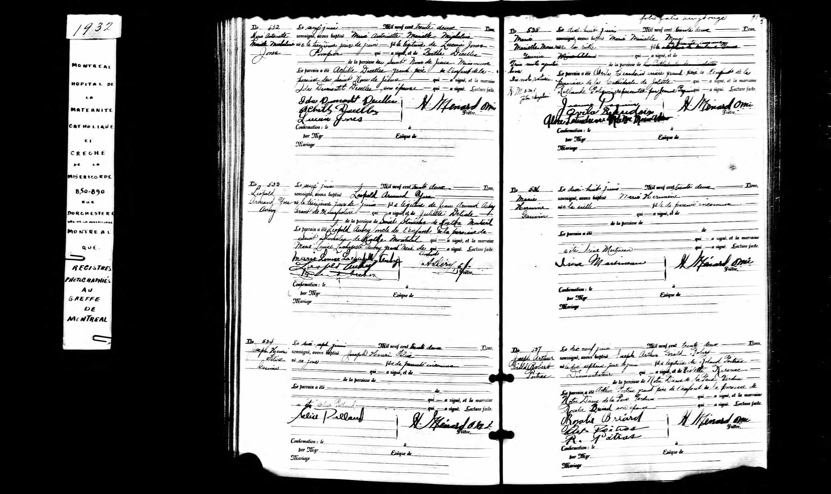 Acte de baptême