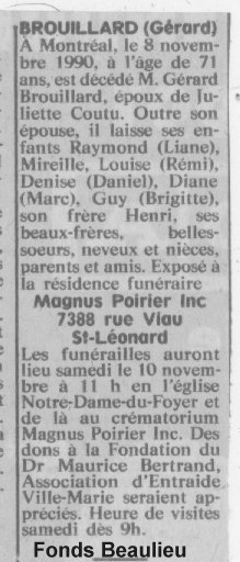 Nécrologie
