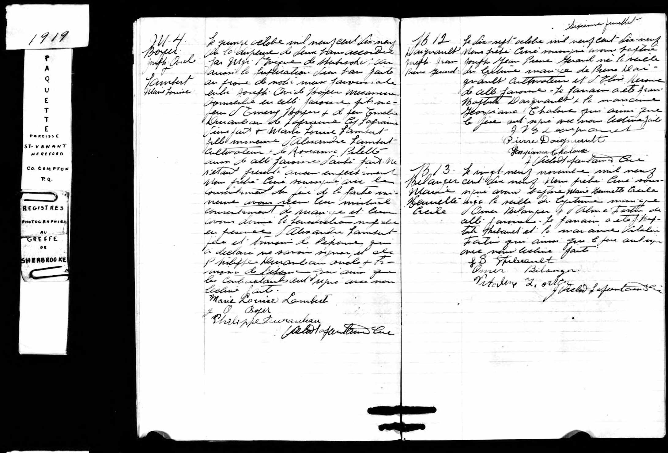 Acte de baptême