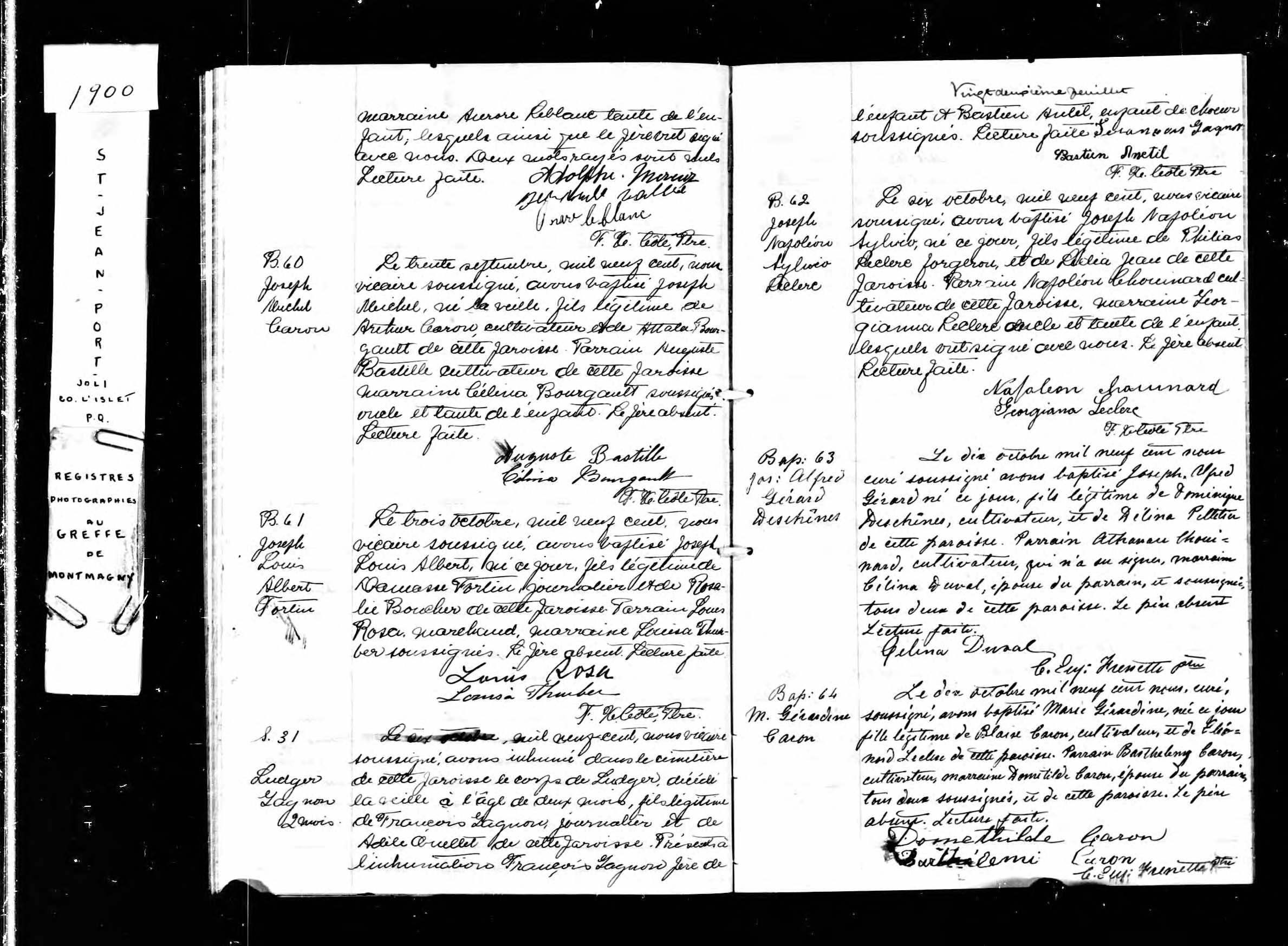 Acte de baptême