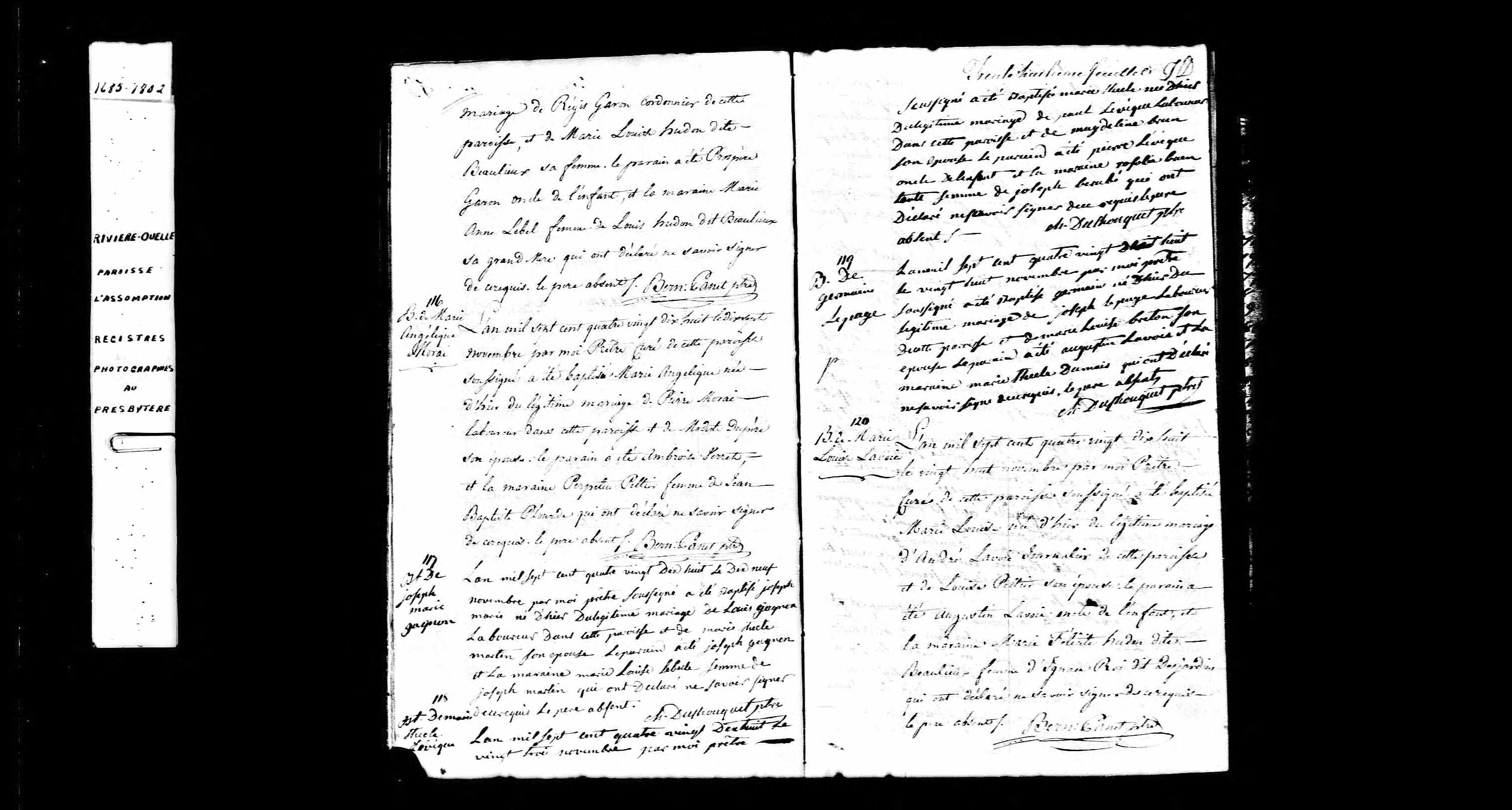Acte de baptême Acte de baptême