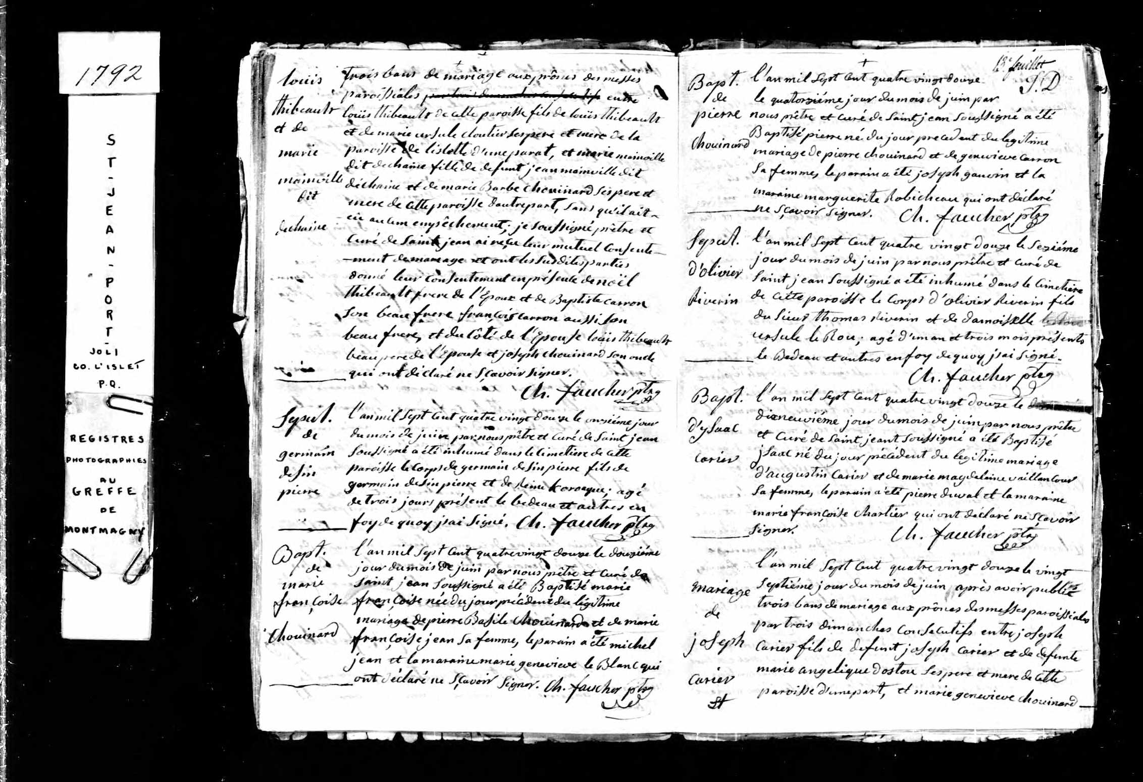 Acte de sépulture