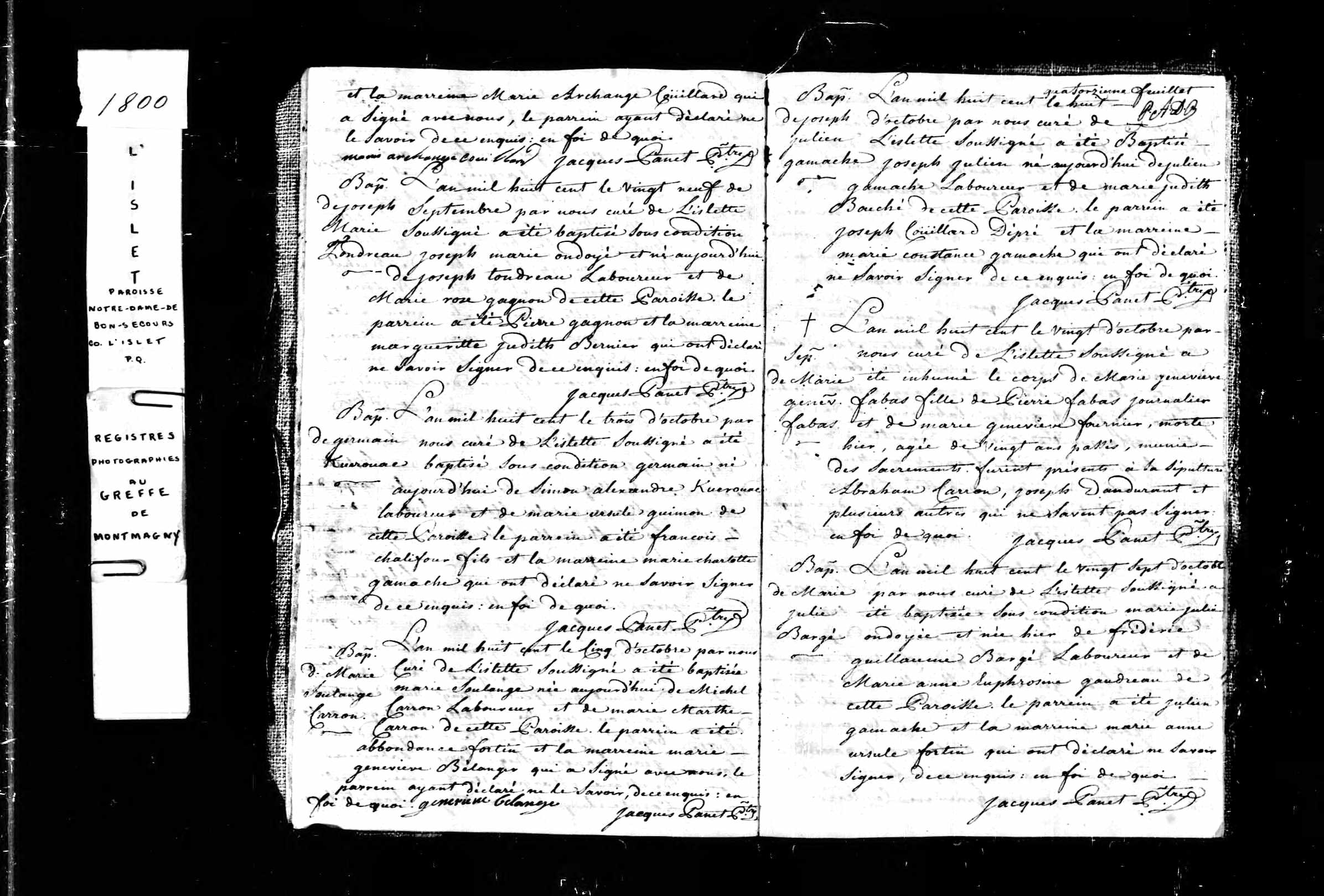 Acte de baptême