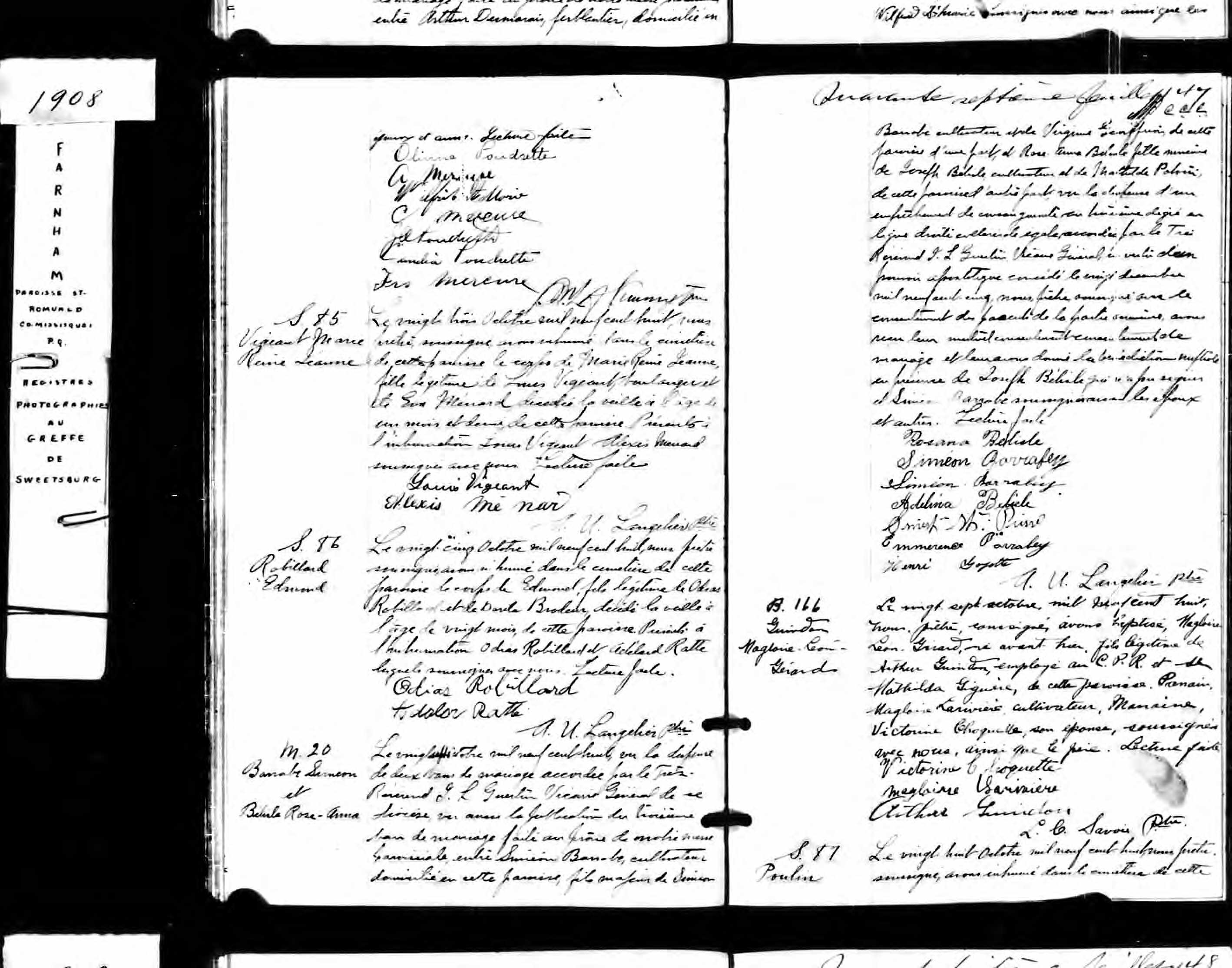  Acte de sépulture