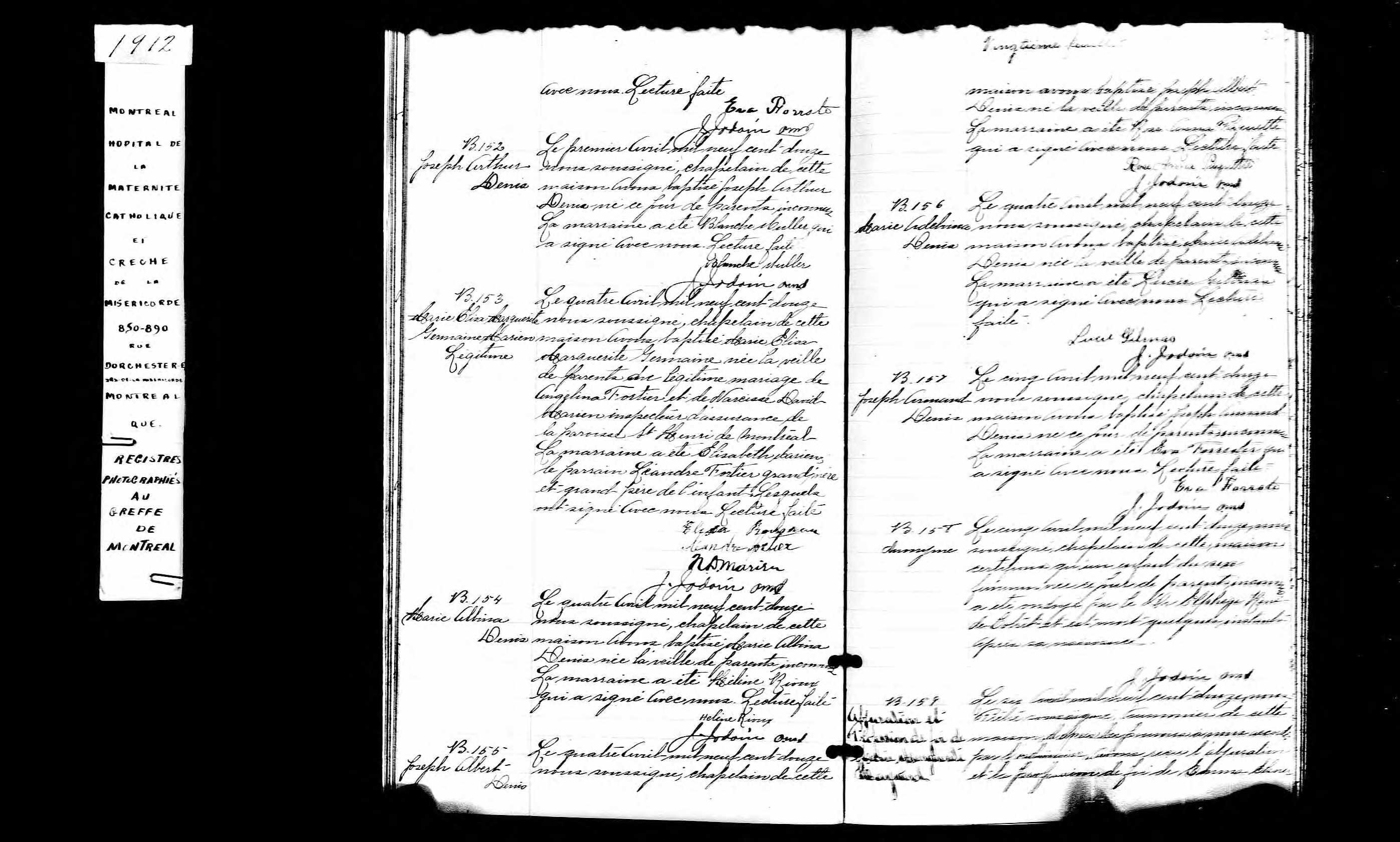 Acte de baptême