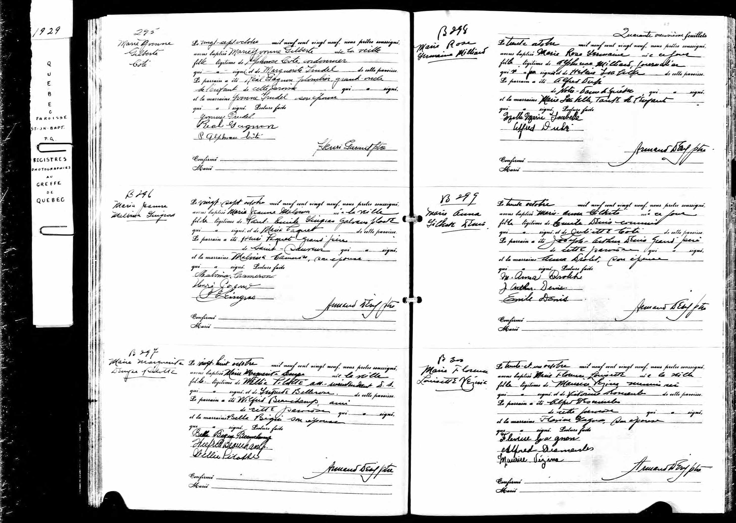 Acte de baptême