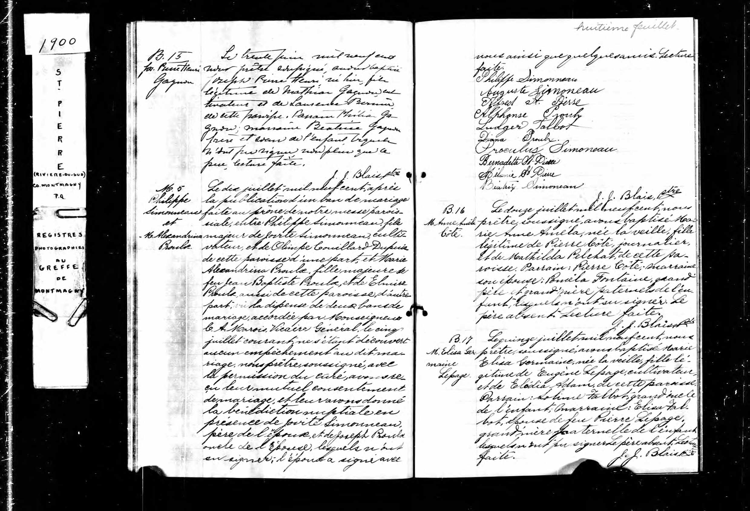 Acte de baptême