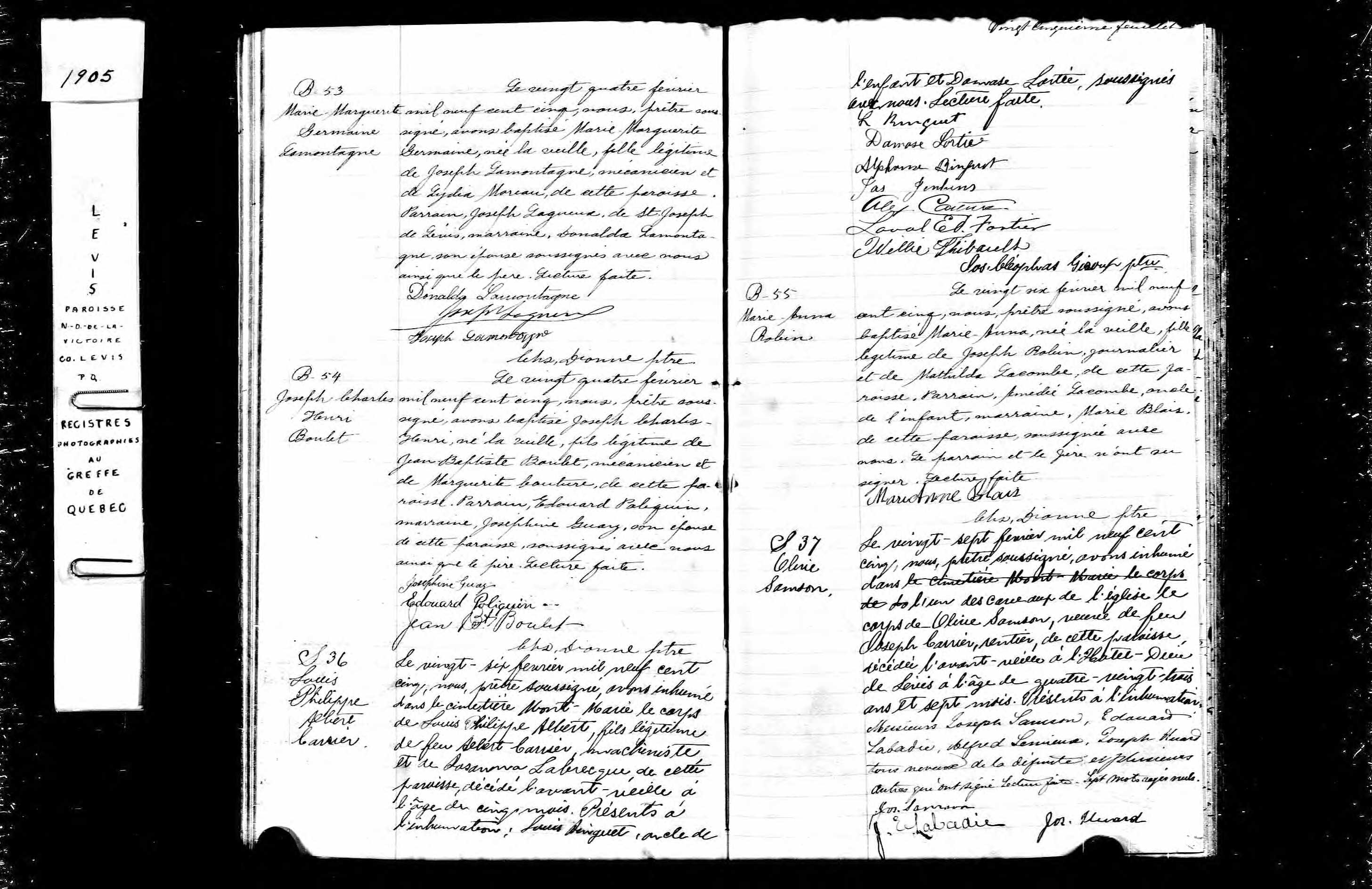 Acte de baptême Acte de baptême