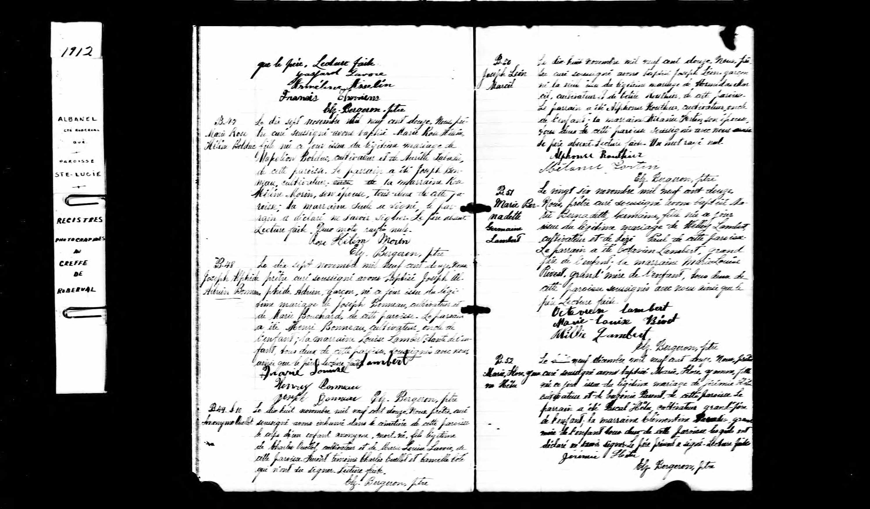 Acte de baptême