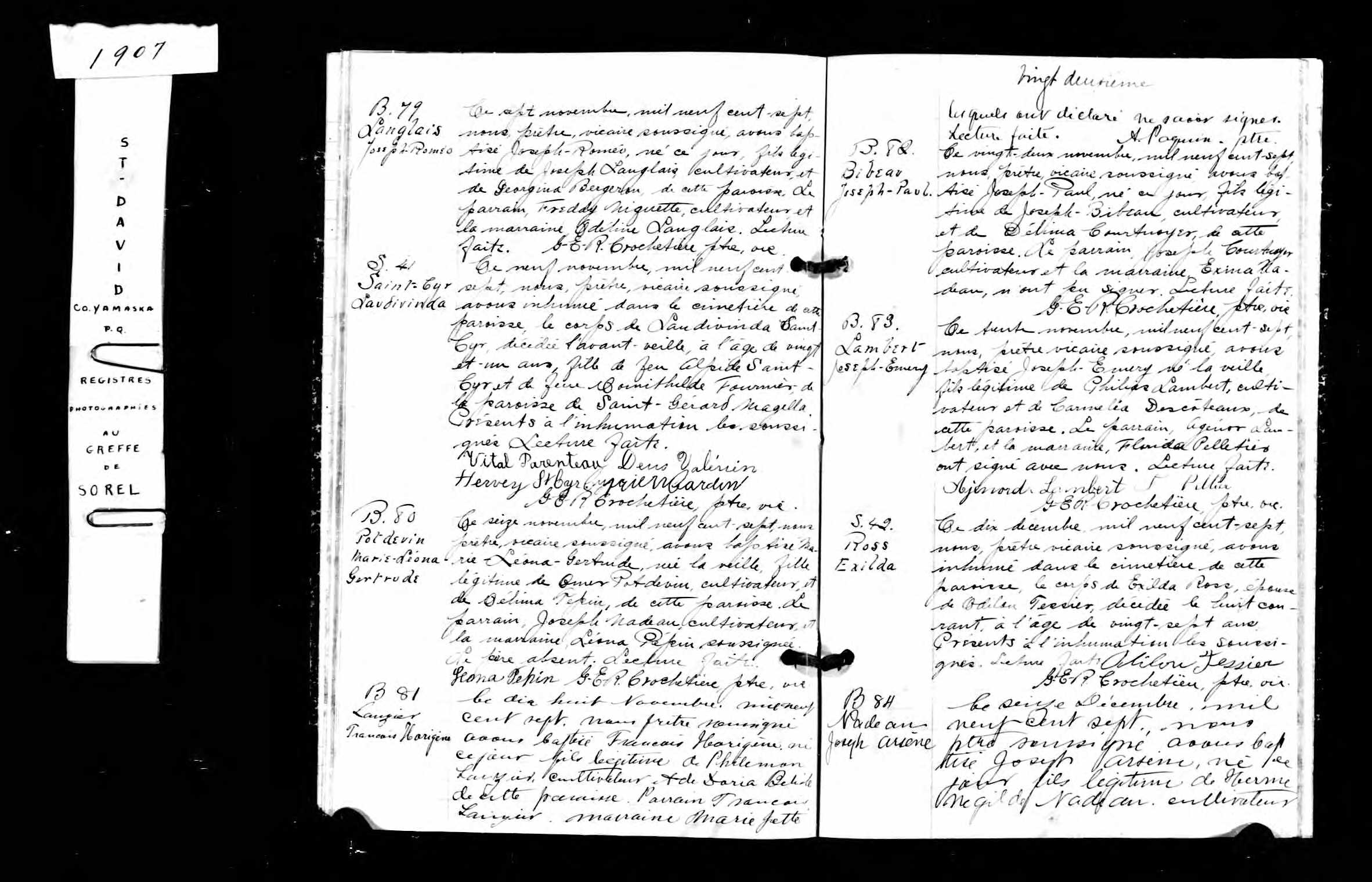 Acte de baptême