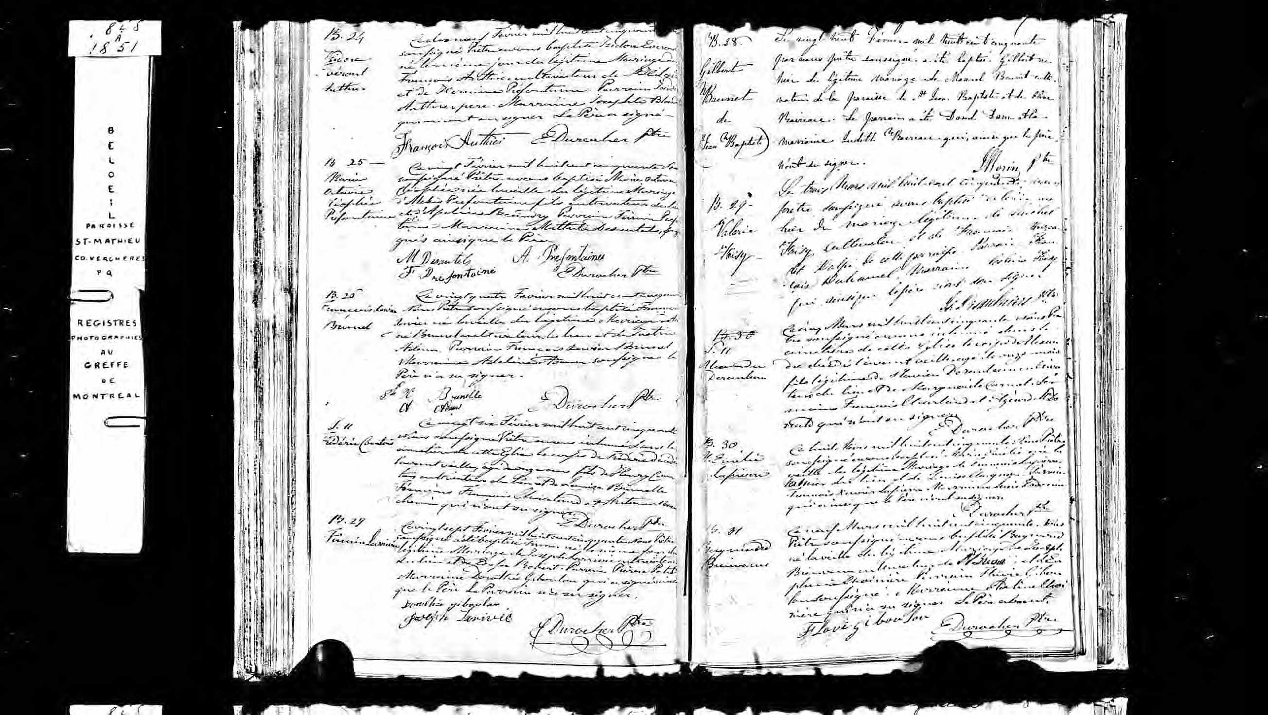 Acte de baptême
