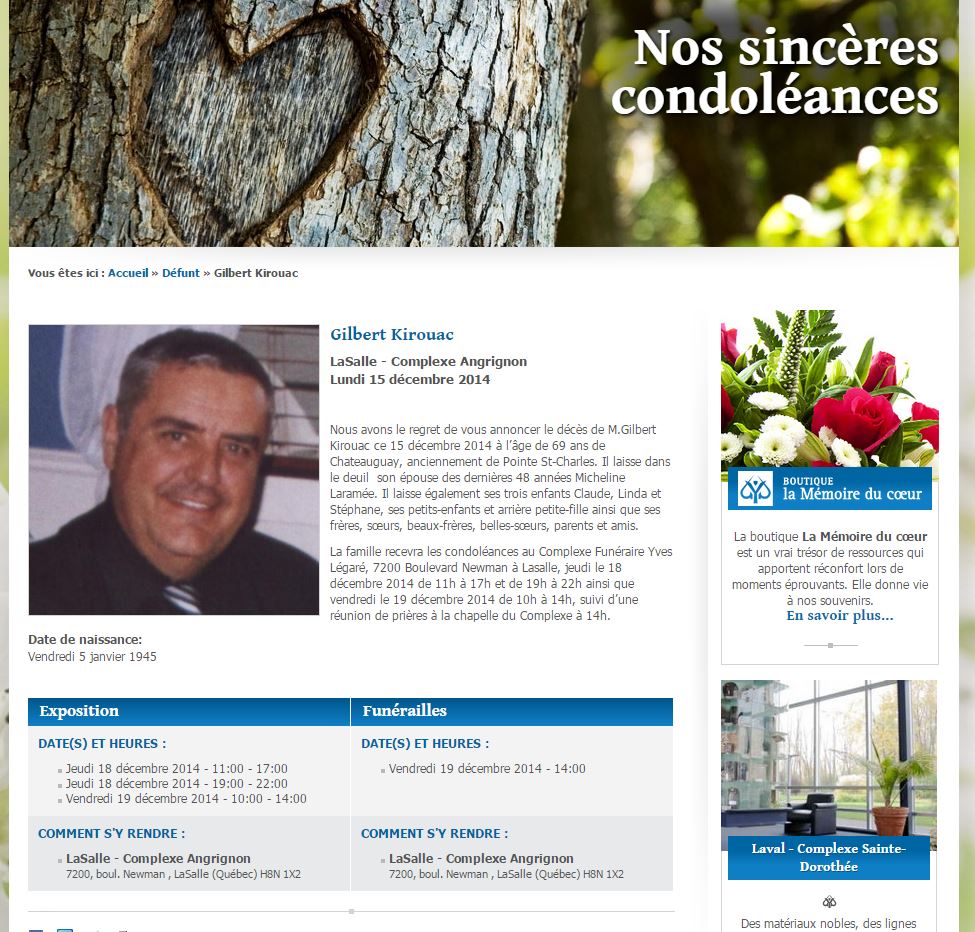 Nécrologie