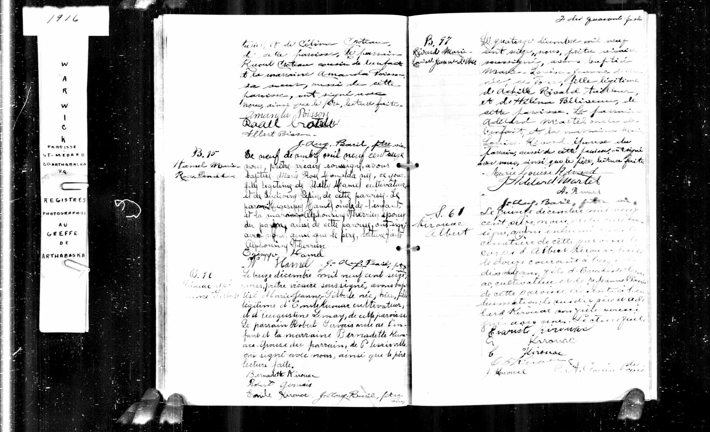 Acte de baptême