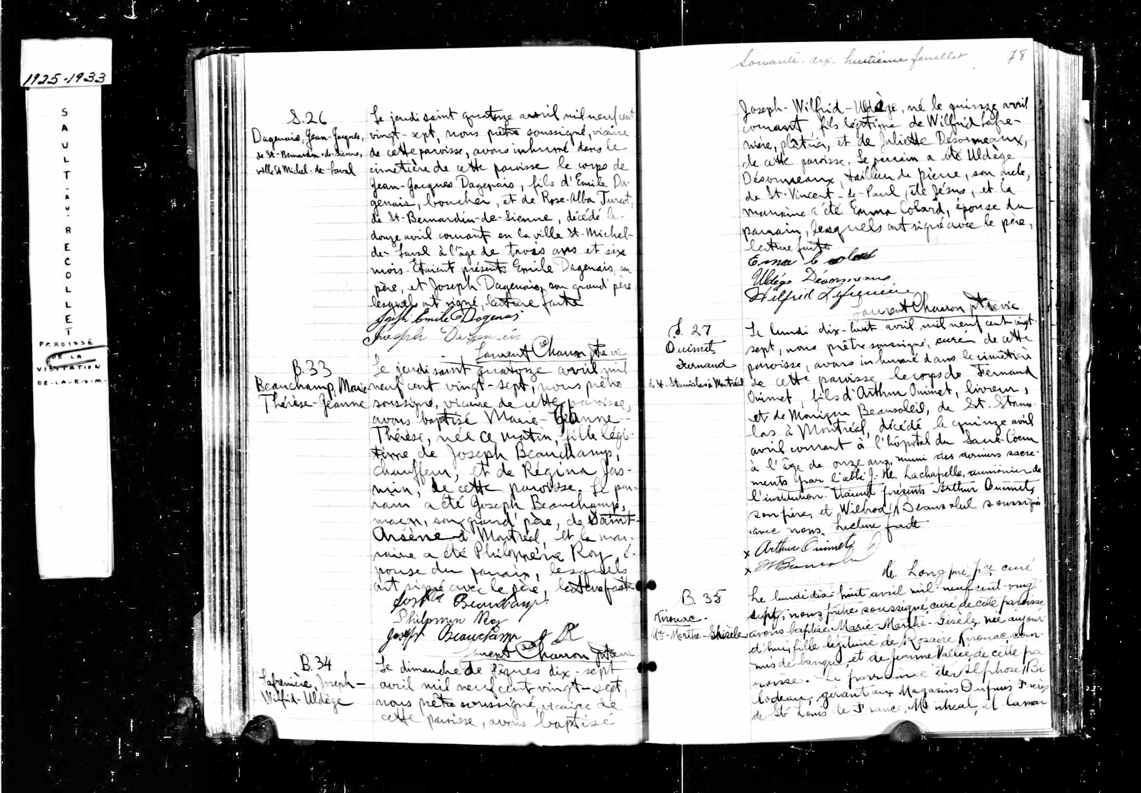 Acte de baptême