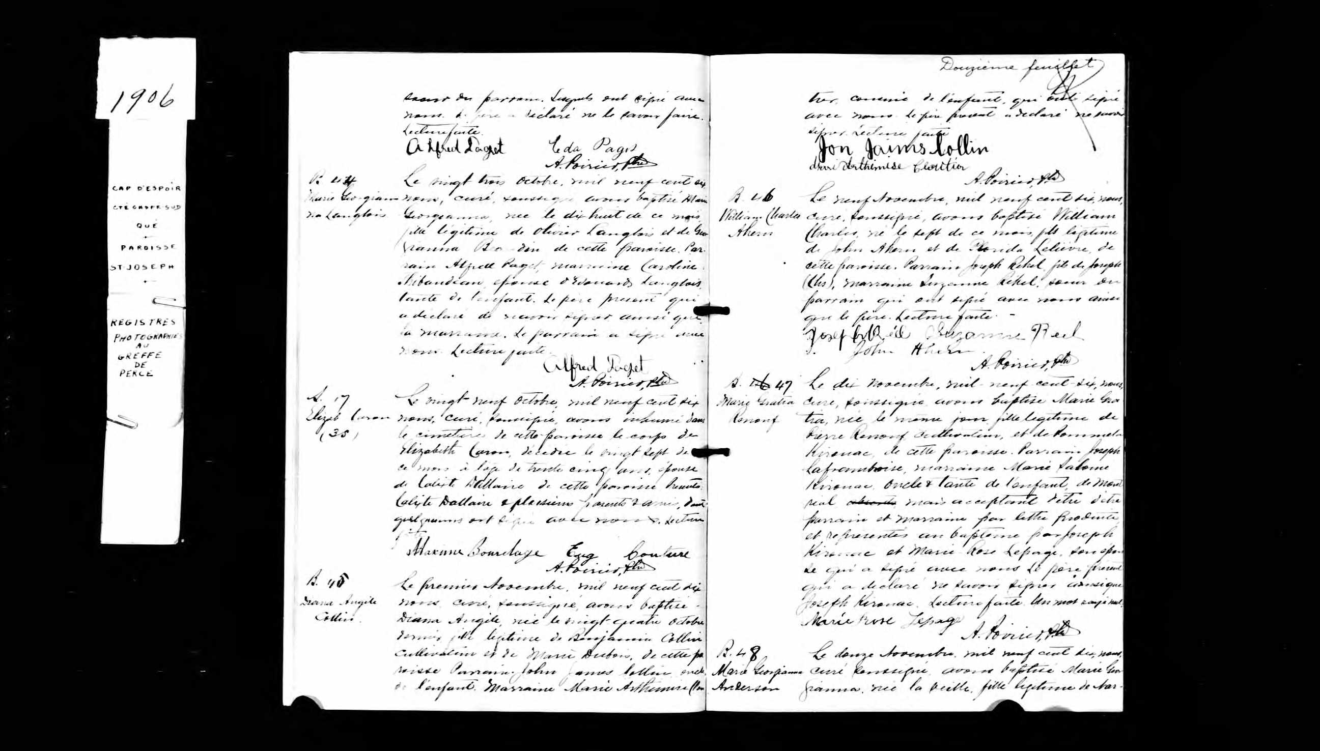 Acte de baptême