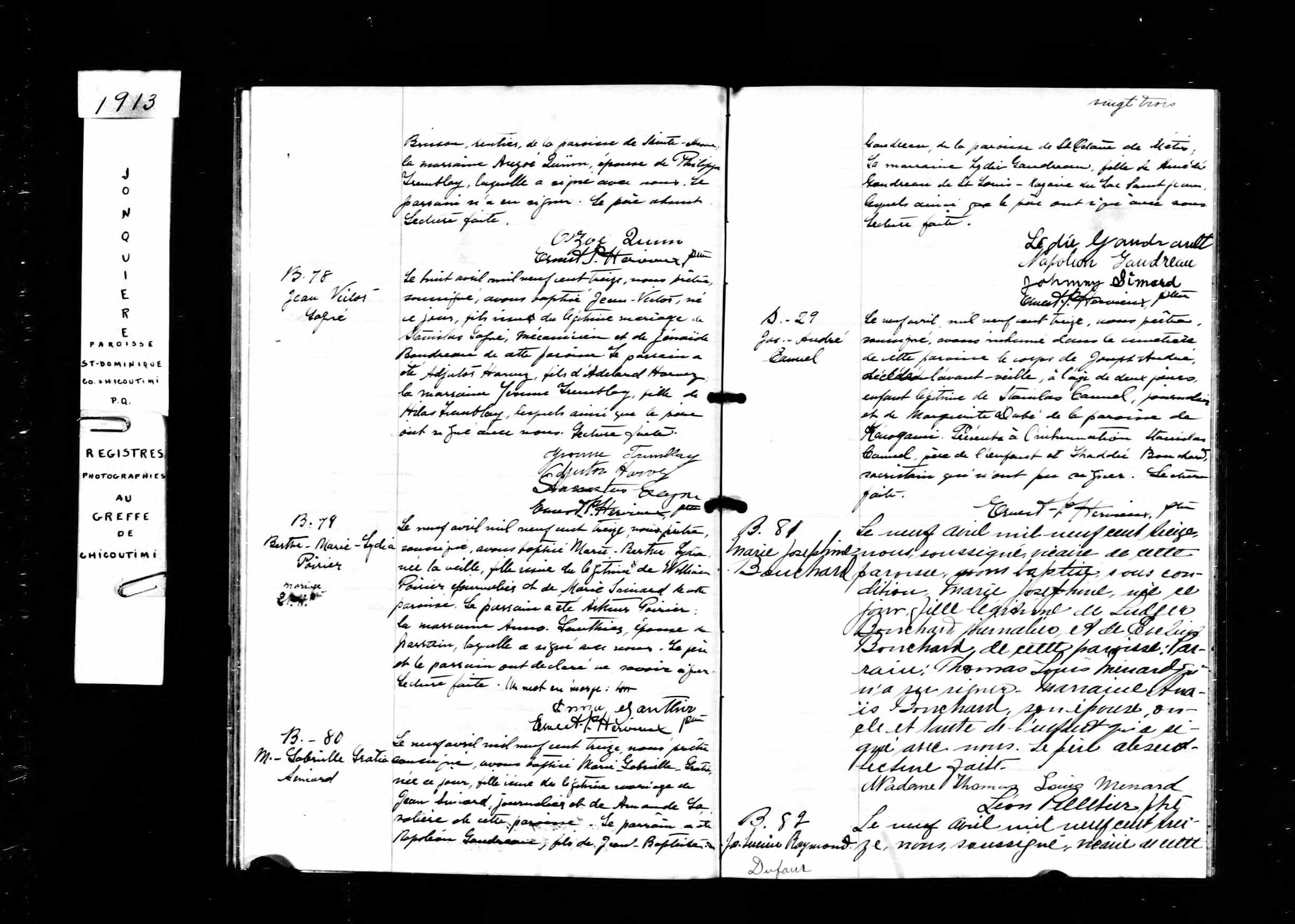 Acte de baptême