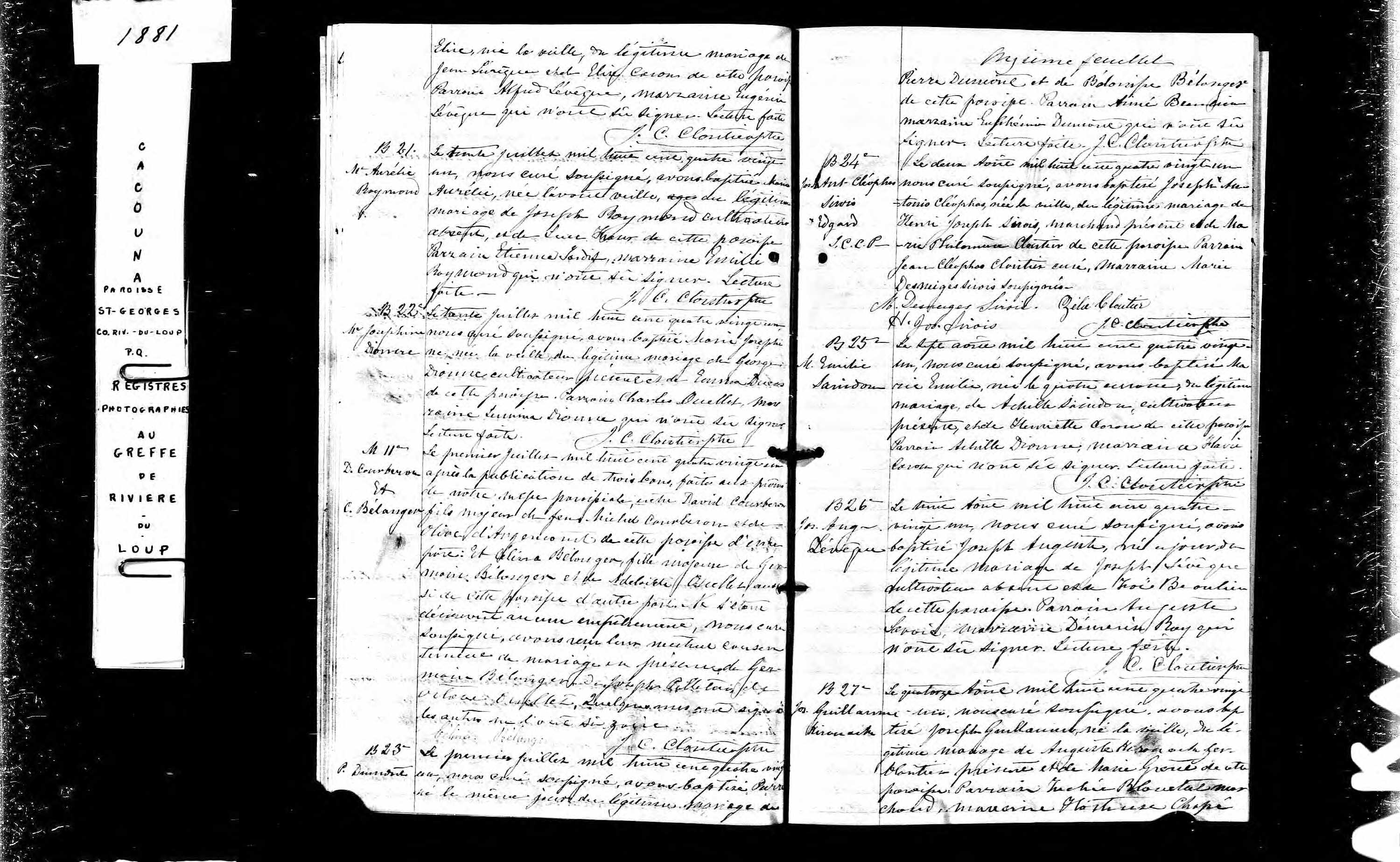 Acte de baptême