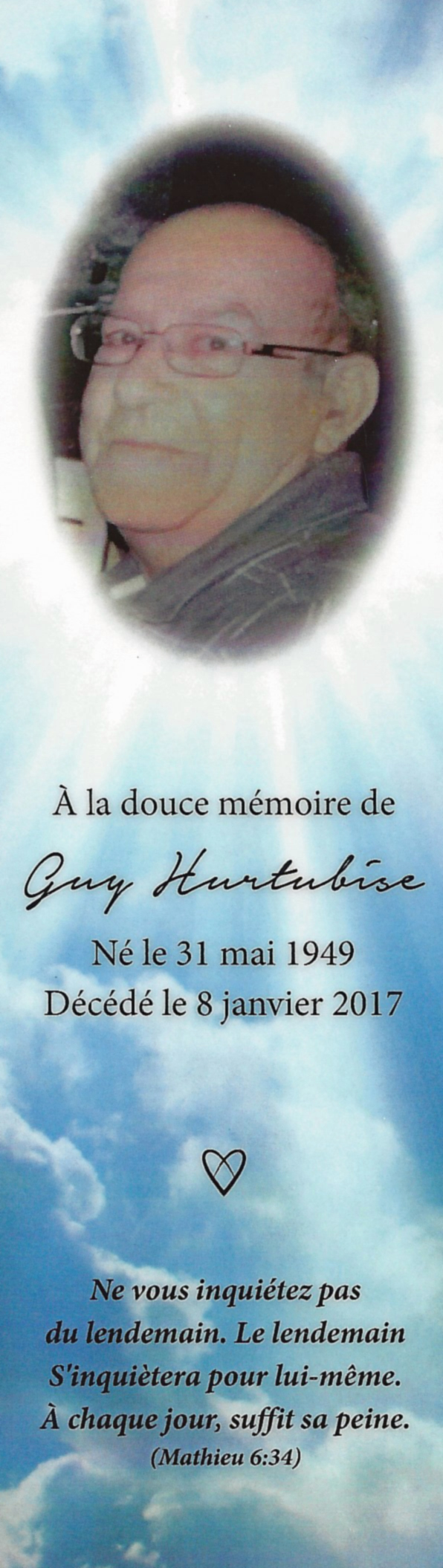 Carte mortuaire