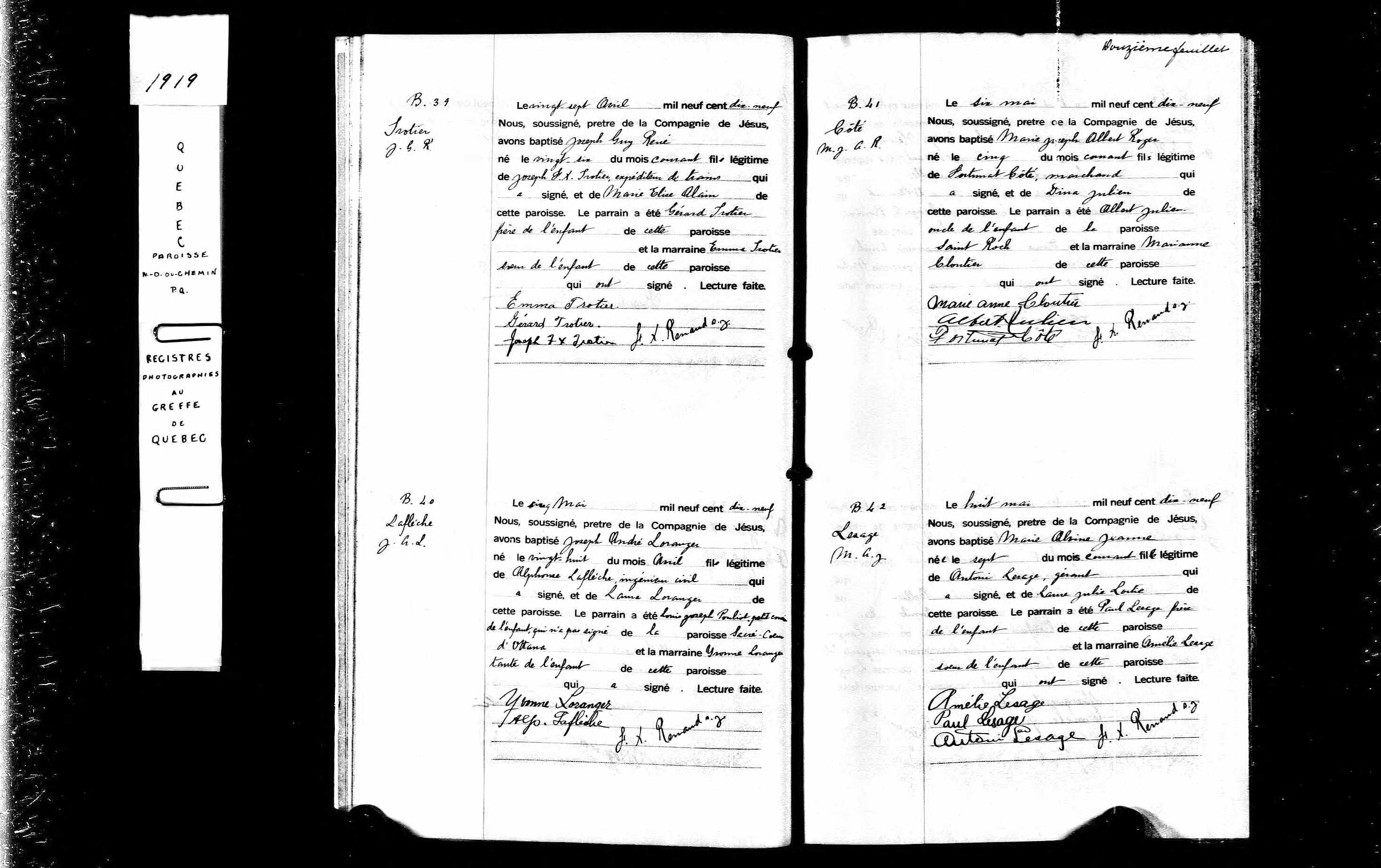 Acte de baptême