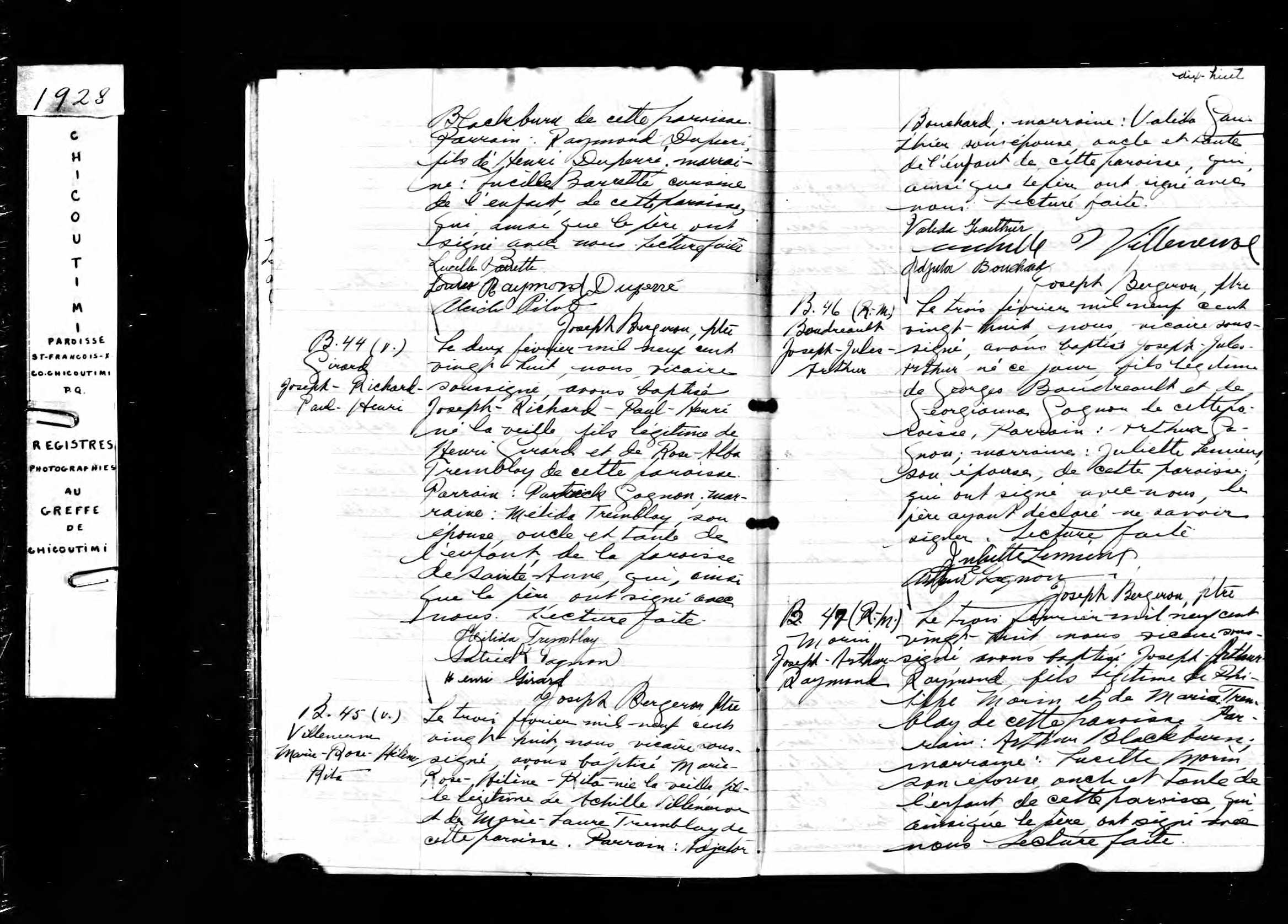 Acte de baptême