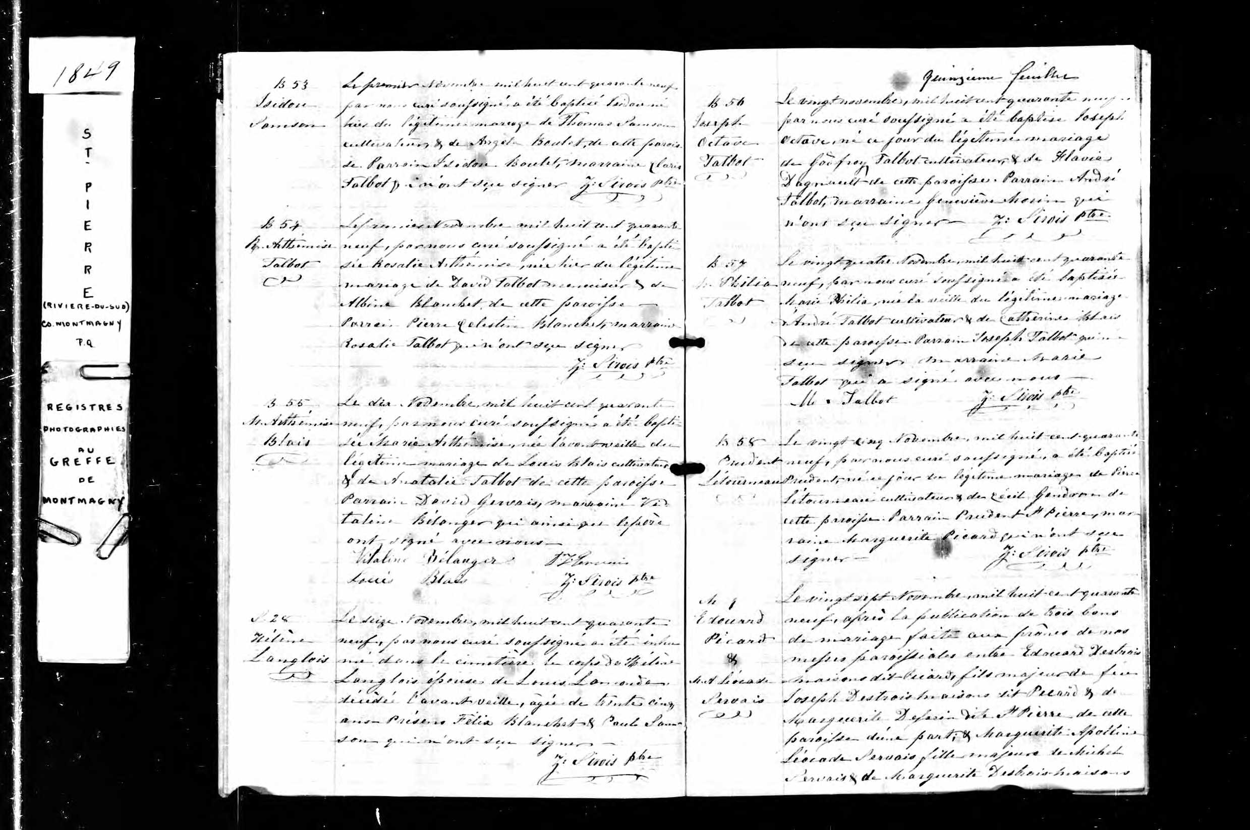 Acte de sépulture