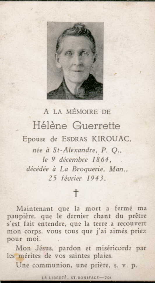 Carte mortuaire Carte mortuaire