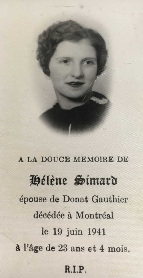 Carte mortuaire