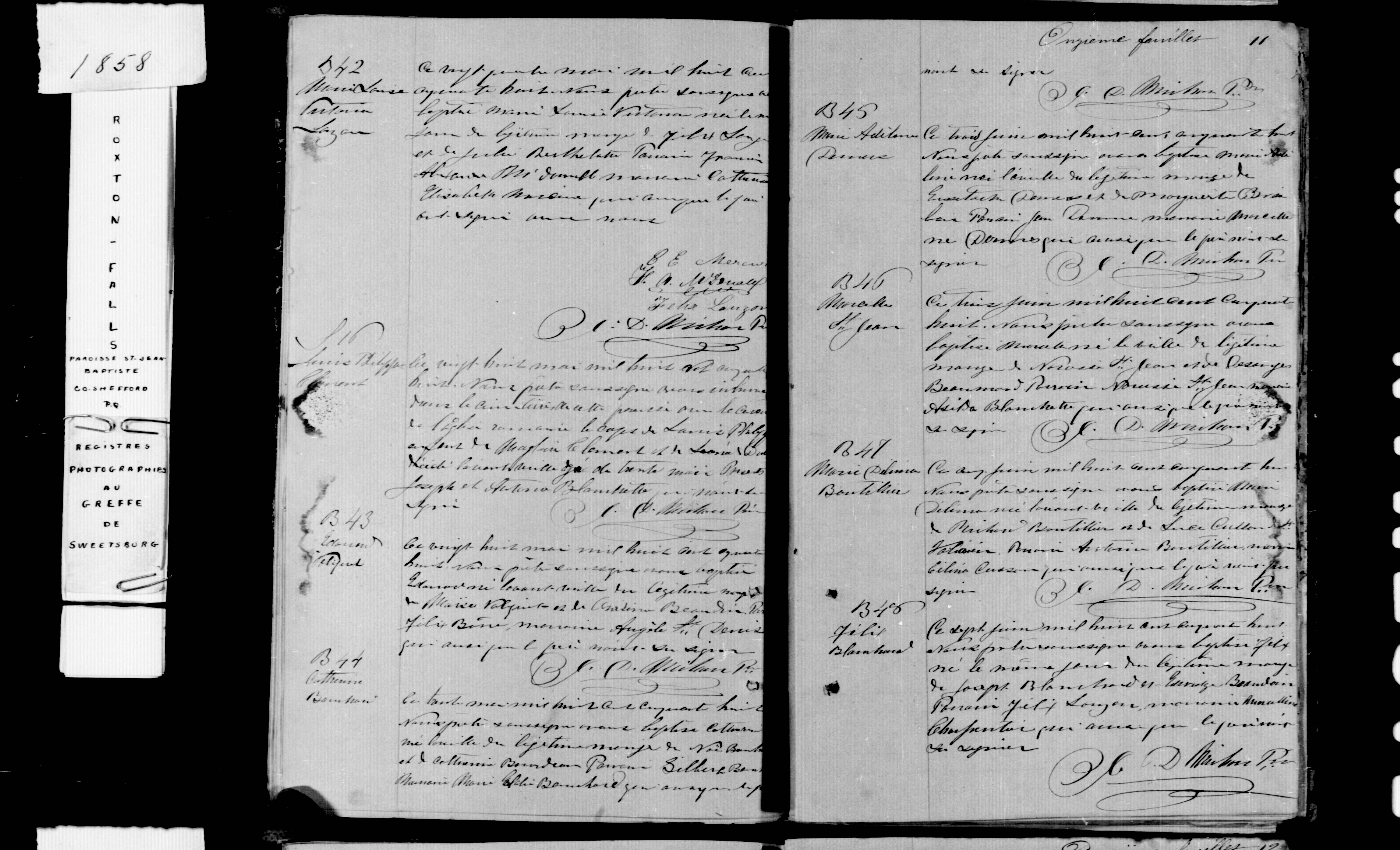 Acte de baptême