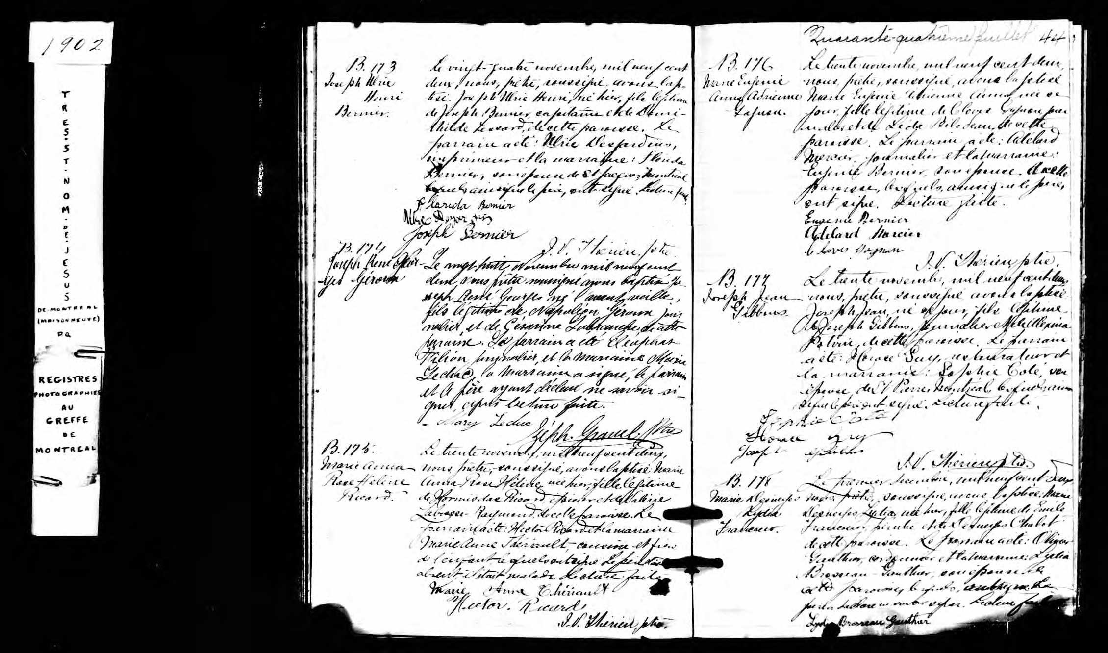 Acte de baptême