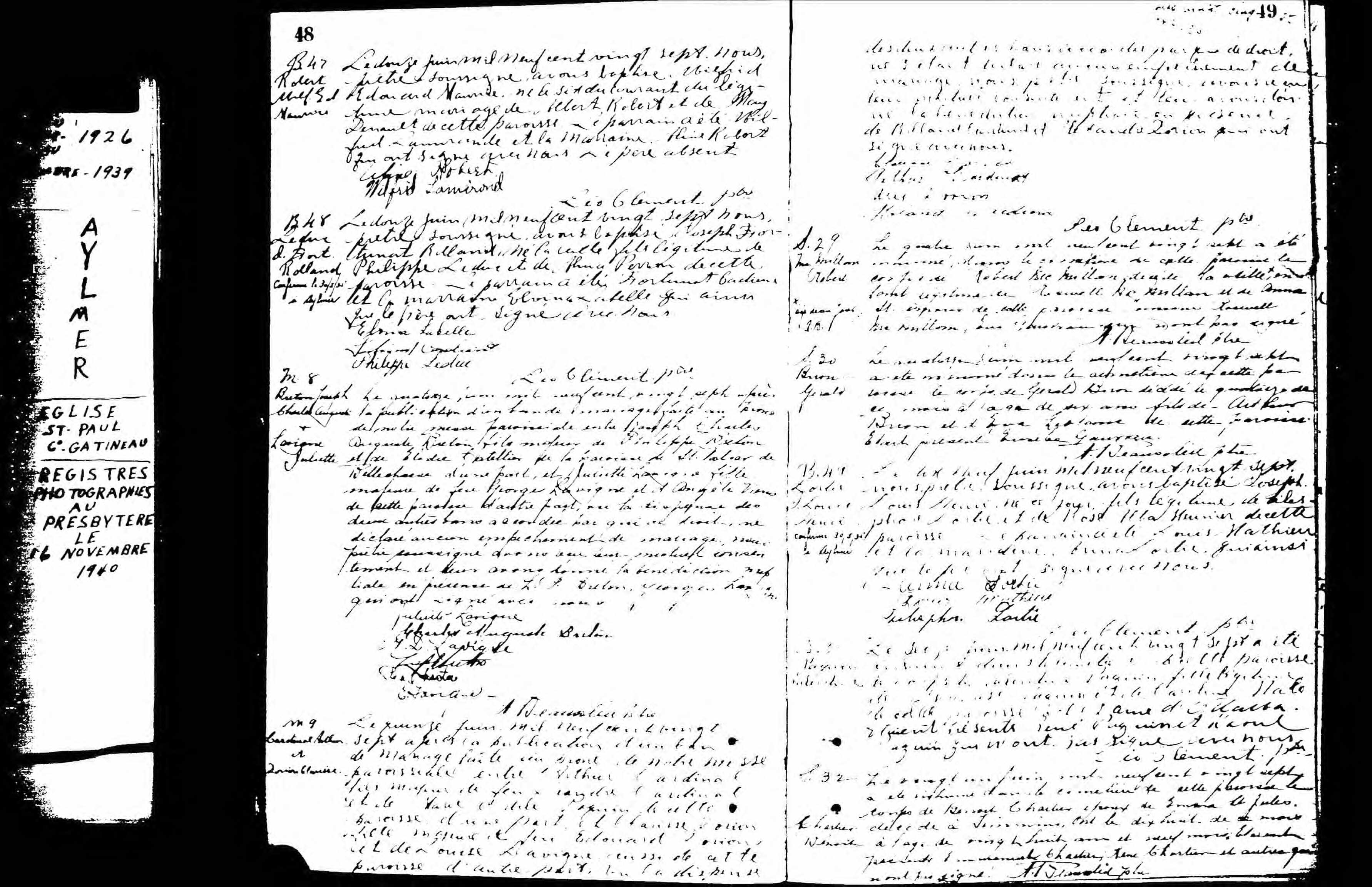 Acte de baptême