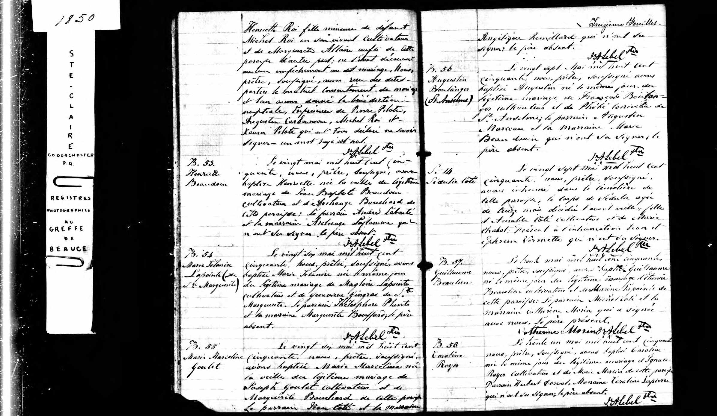 Acte de baptême