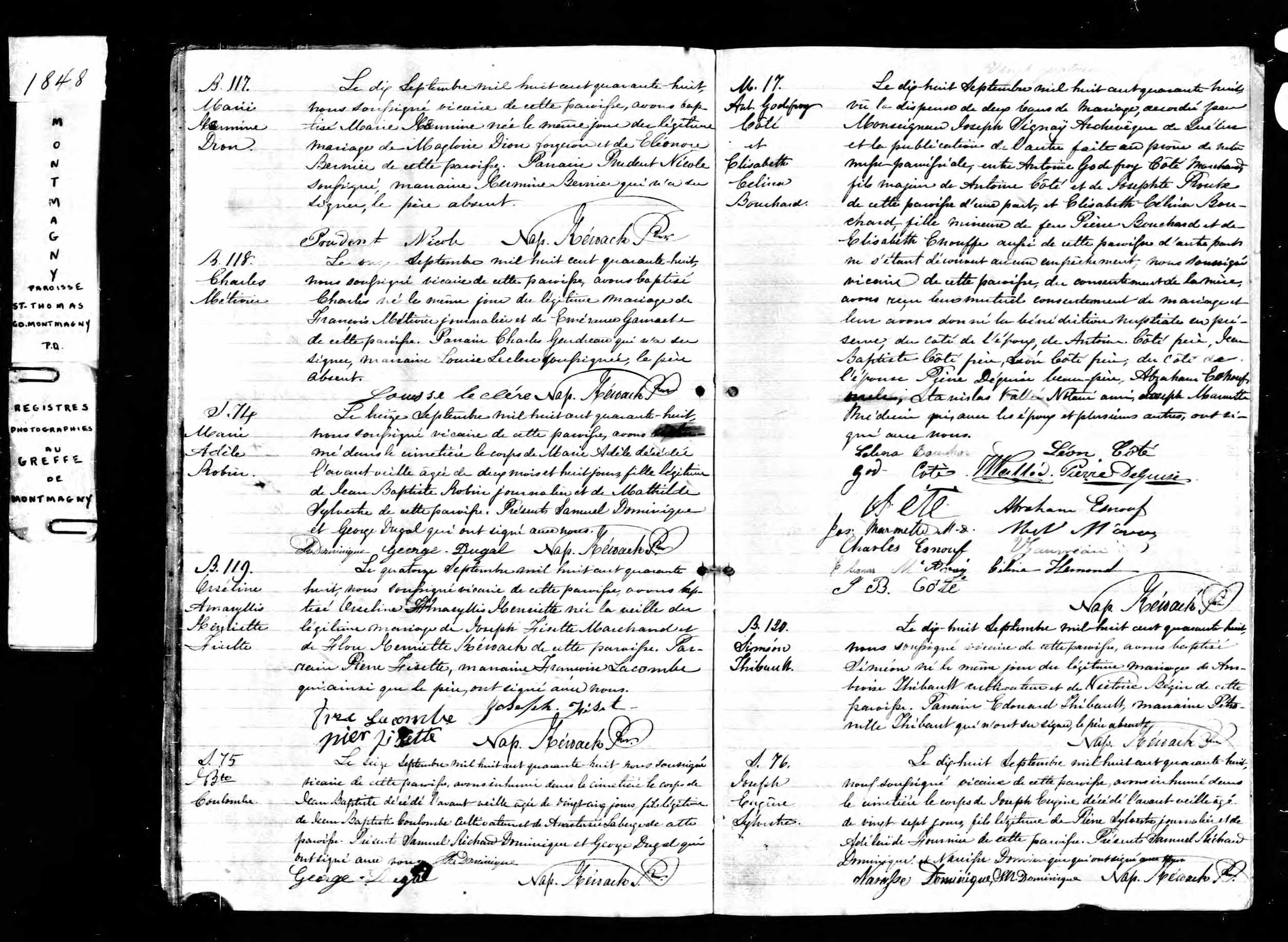 Acte de baptême Acte de baptême