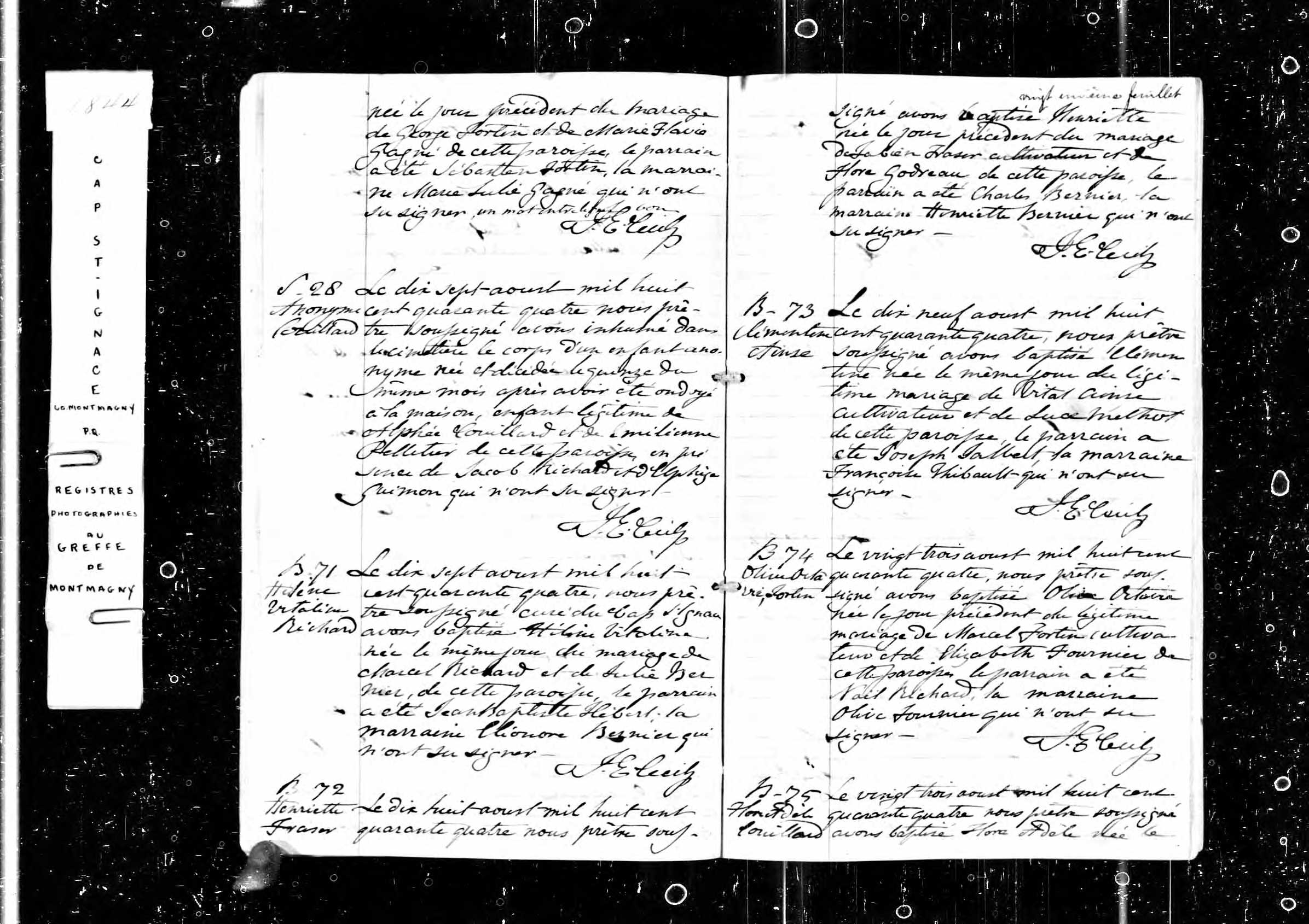 Acte de baptême