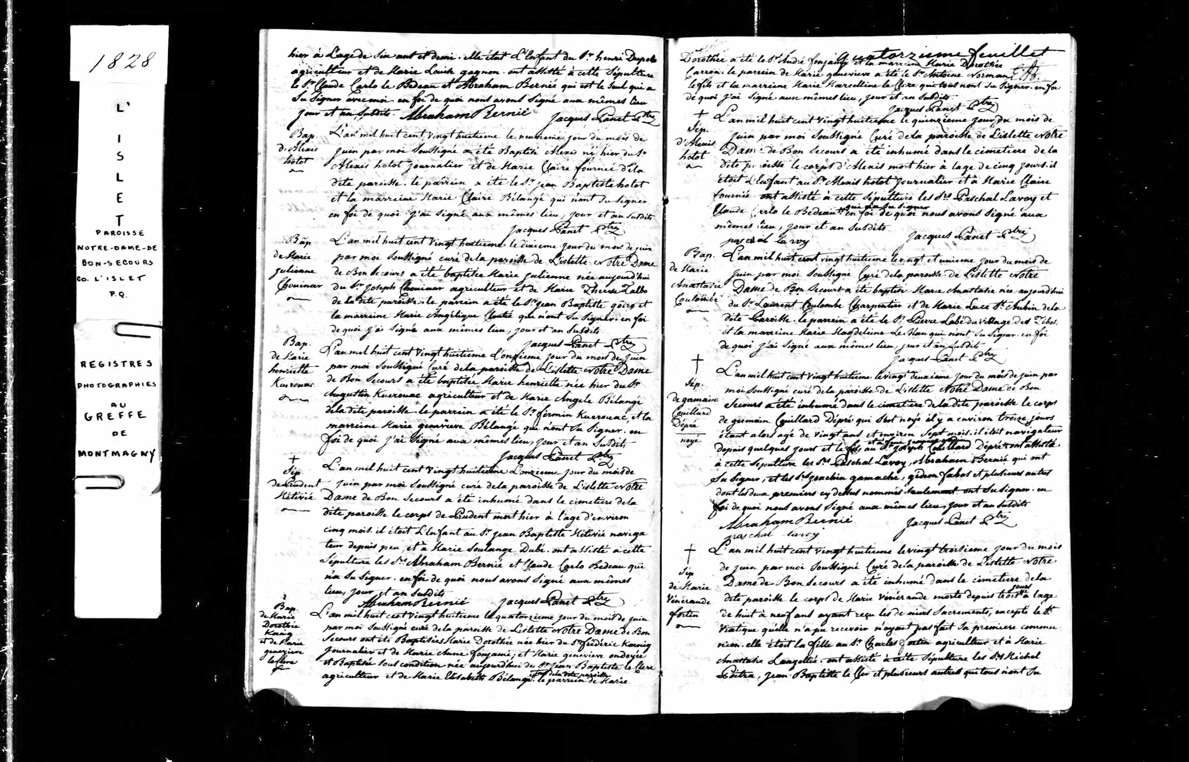 Acte de baptême Acte de baptême