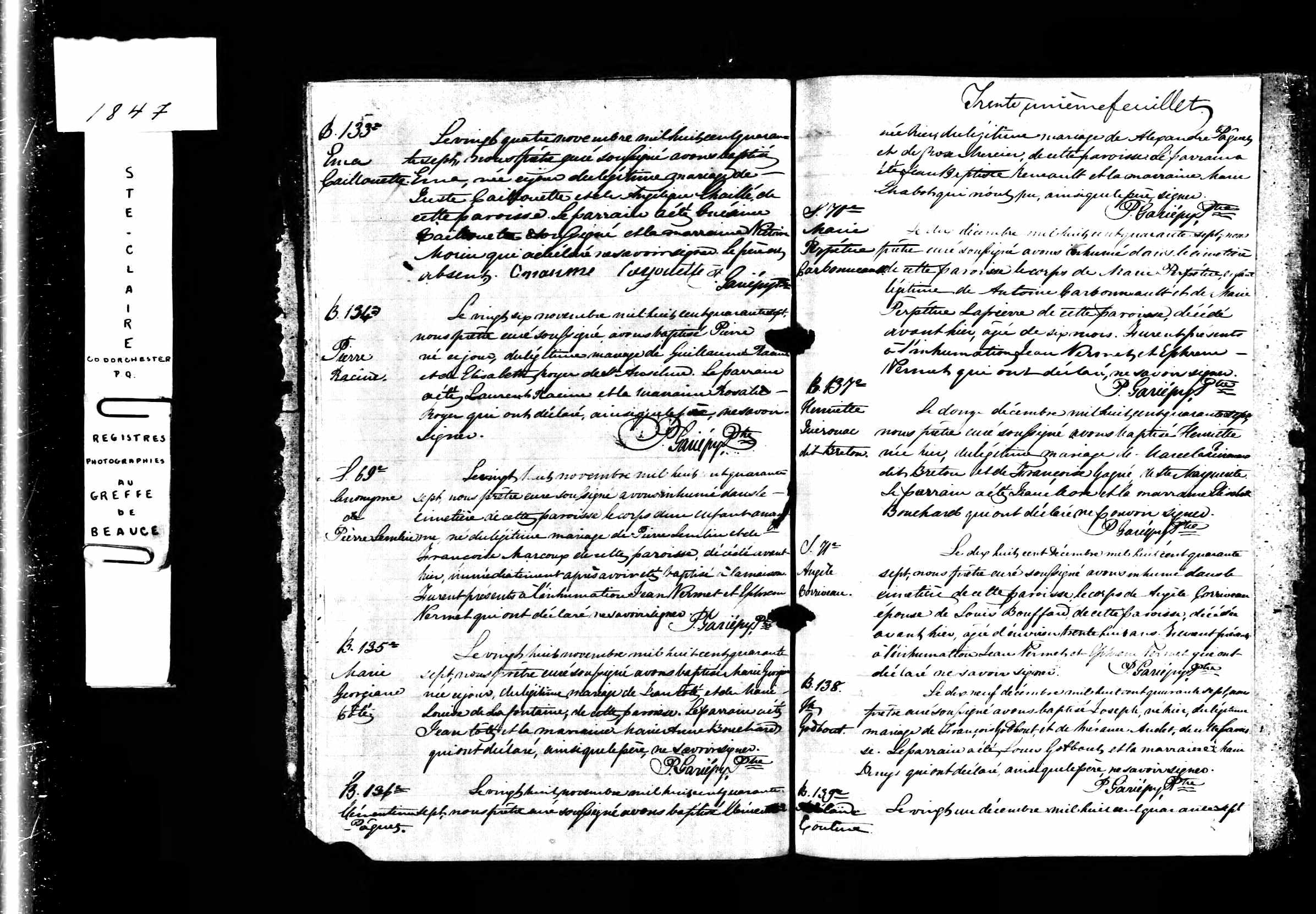 Acte de baptême